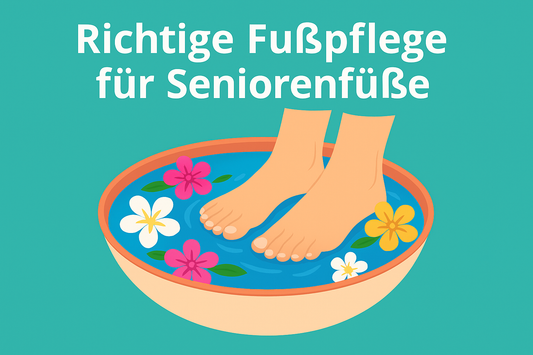Fußpflege Senioren im Wasserbad