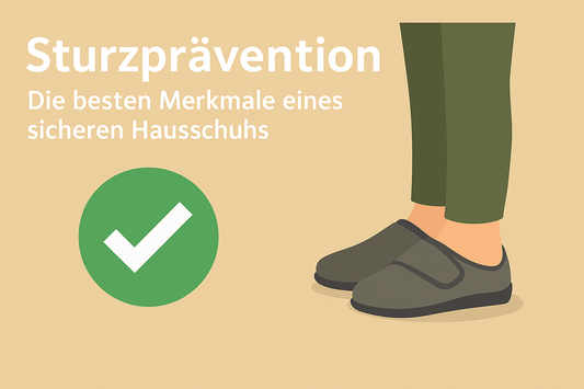 Sturzprävention: Die besten Merkmale eines sicheren Hausschuhs