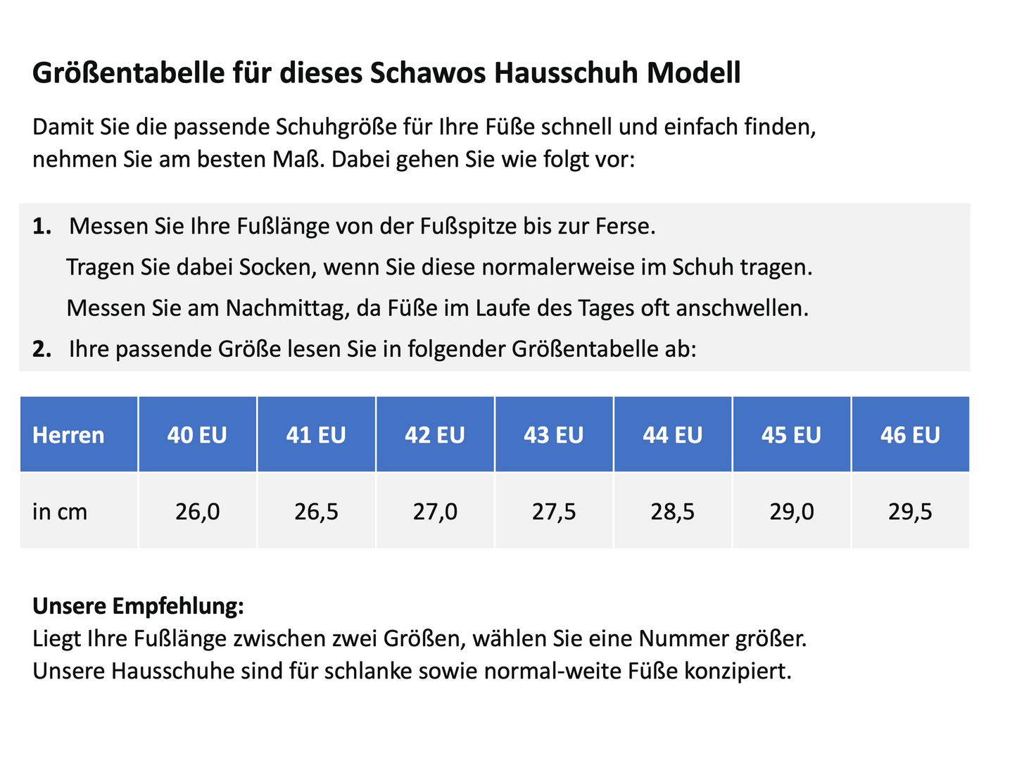 Schawos Herren Filz Hausschuh 6064, warm gefüttert