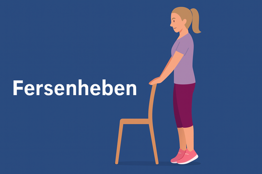 Fersenheben ist eine gute Übung zur Fußkräftigung