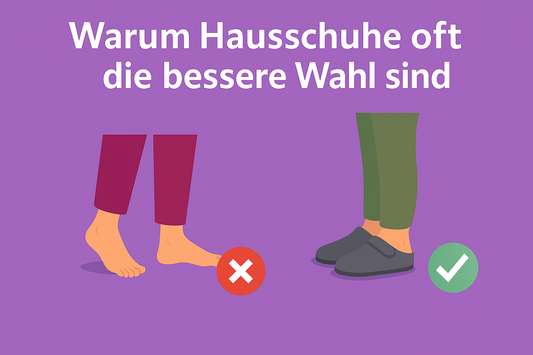Warum Hausschuhe oft die bessere Wahl sind als Barfuß zu laufen