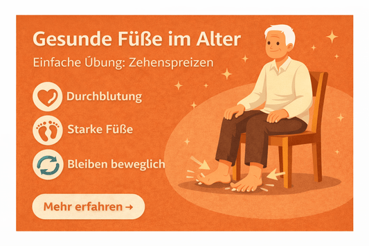 Zehenspreizen – einfache Übung für Senioren - schawos-shop.de