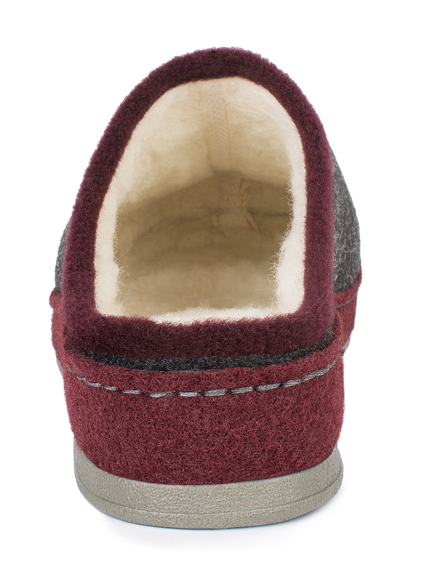 Schawos Damen Filz Hausschuh Lisa, warm gefüttert