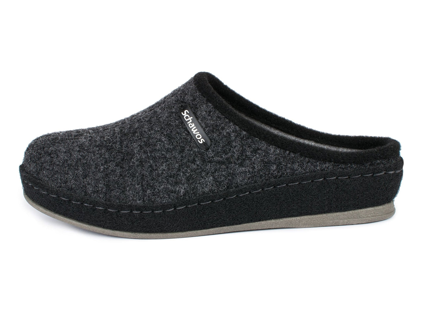 Schawos Damen Filz Hausschuh 2 - farbig, ungefüttert - schawos - shop.de
