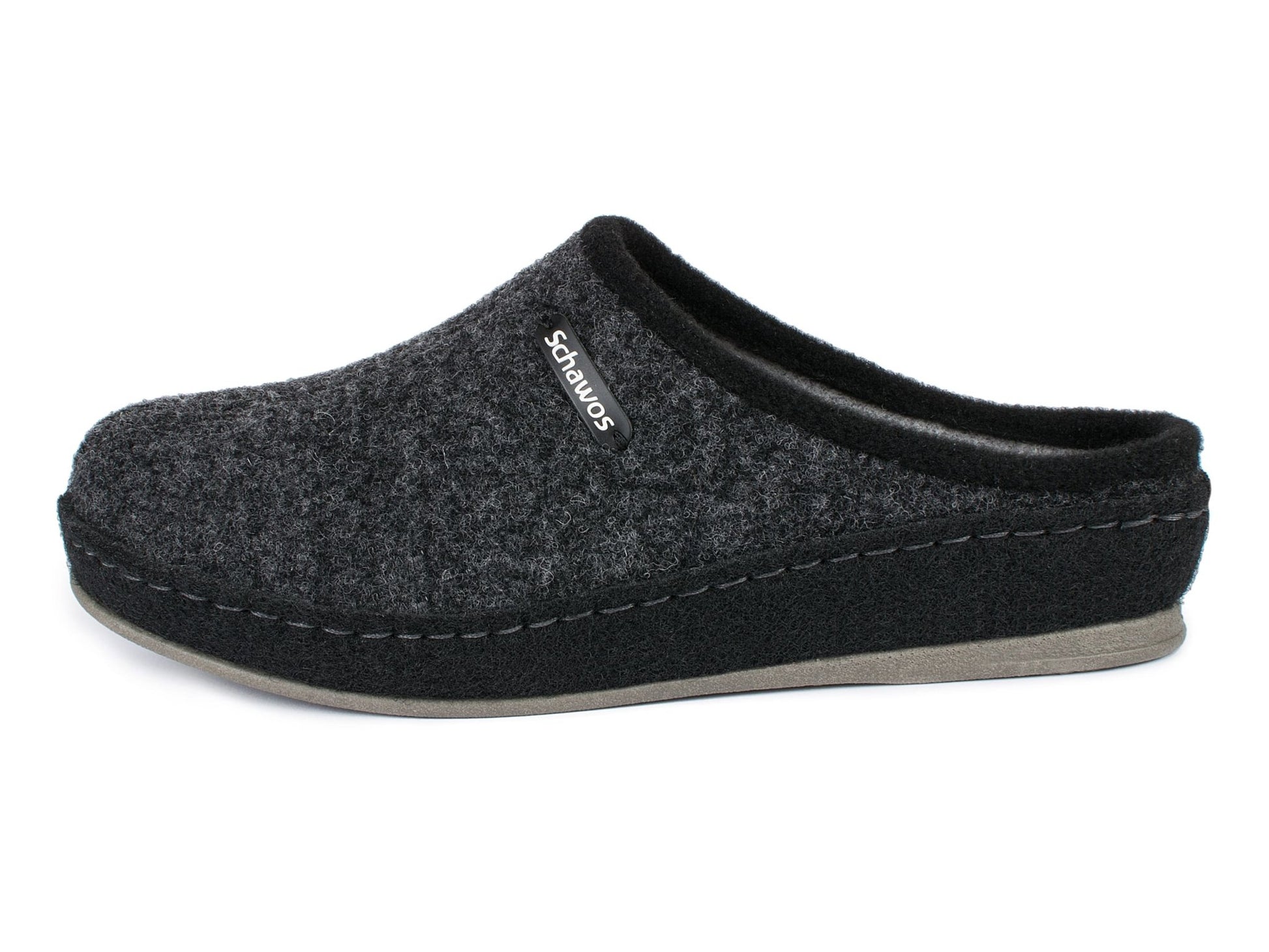Schawos Damen Filz Hausschuh 2 - farbig, ungefüttert - schawos - shop.de