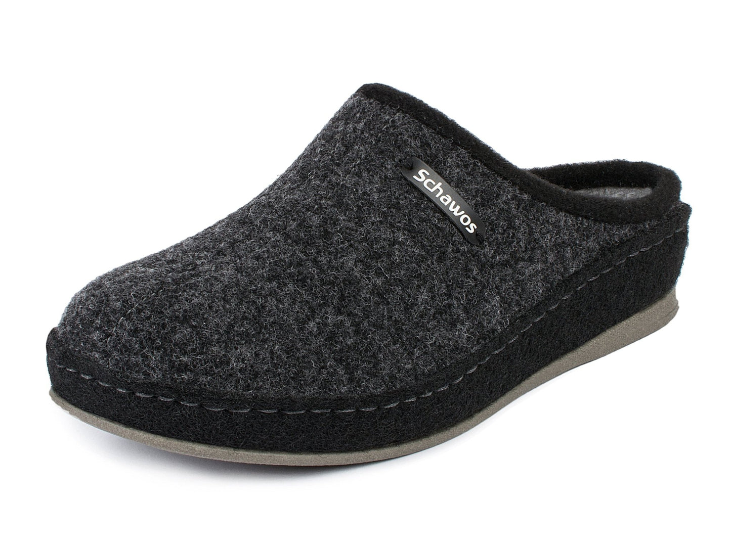 Schawos Damen Filz Hausschuh 2 - farbig, ungefüttert - schawos - shop.de