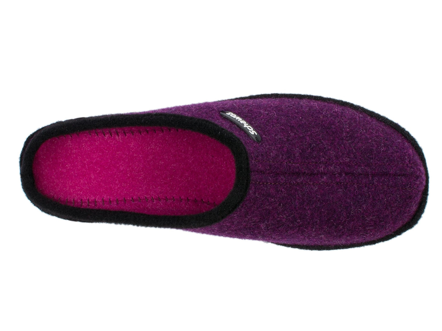 Schawos Damen Filz Hausschuh 2 - farbig, ungefüttert - schawos - shop.de