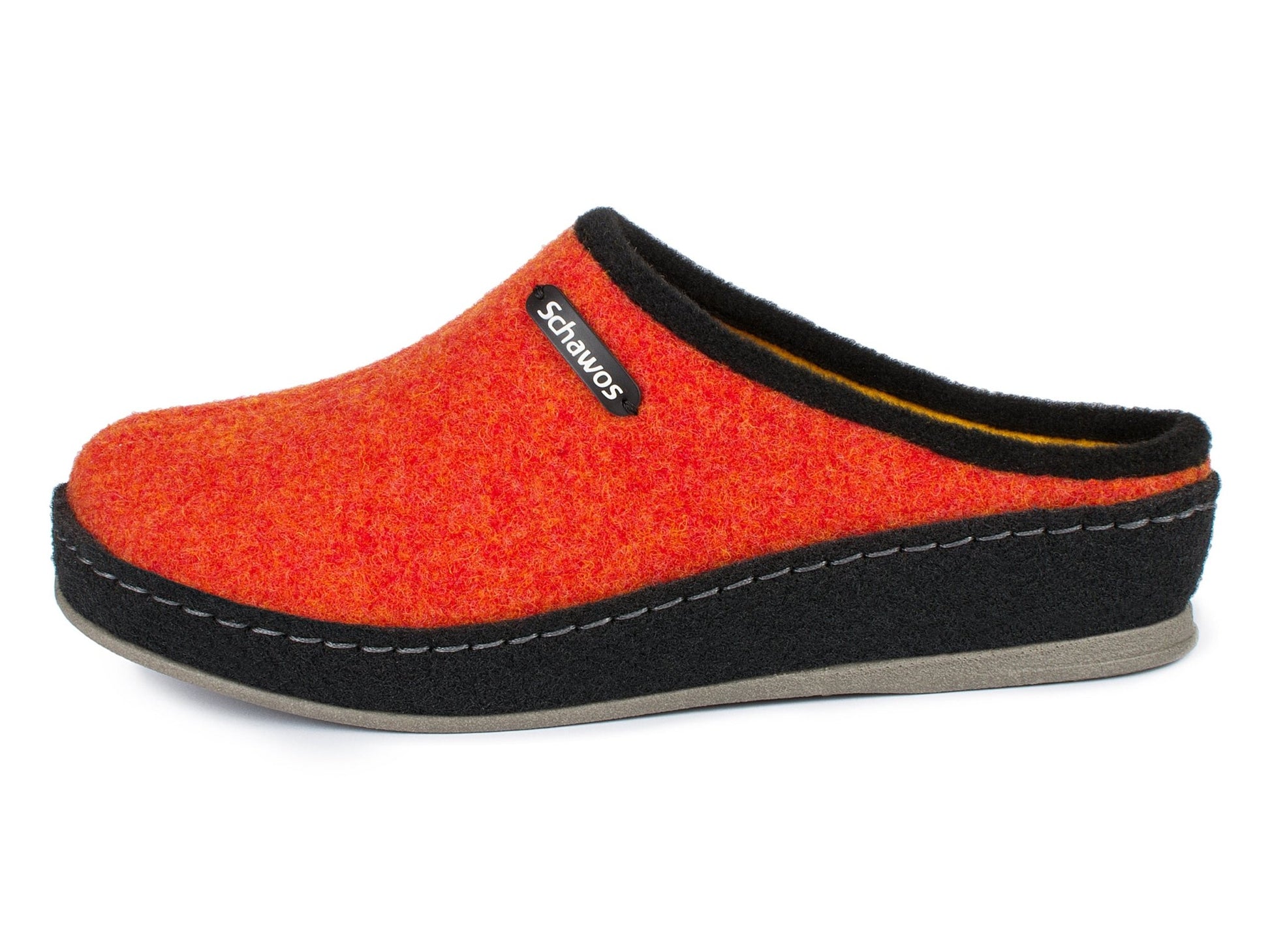 Schawos Damen Filz Hausschuh 2 - farbig, ungefüttert - schawos - shop.de