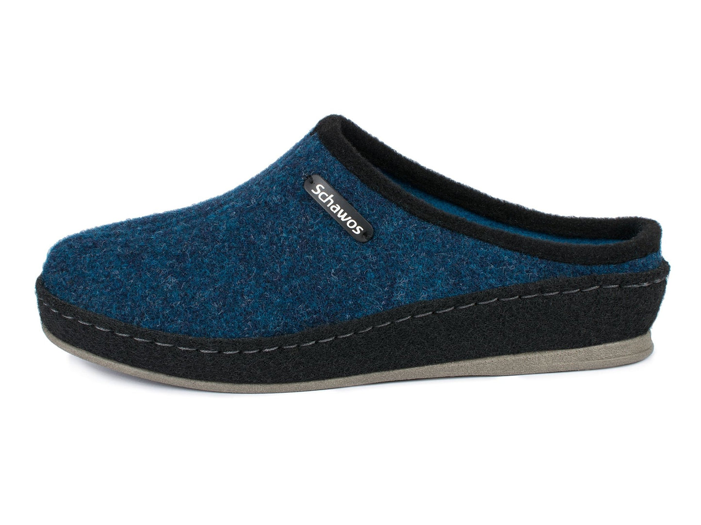 Schawos Damen Filz Hausschuh 2 - farbig, ungefüttert - schawos - shop.de