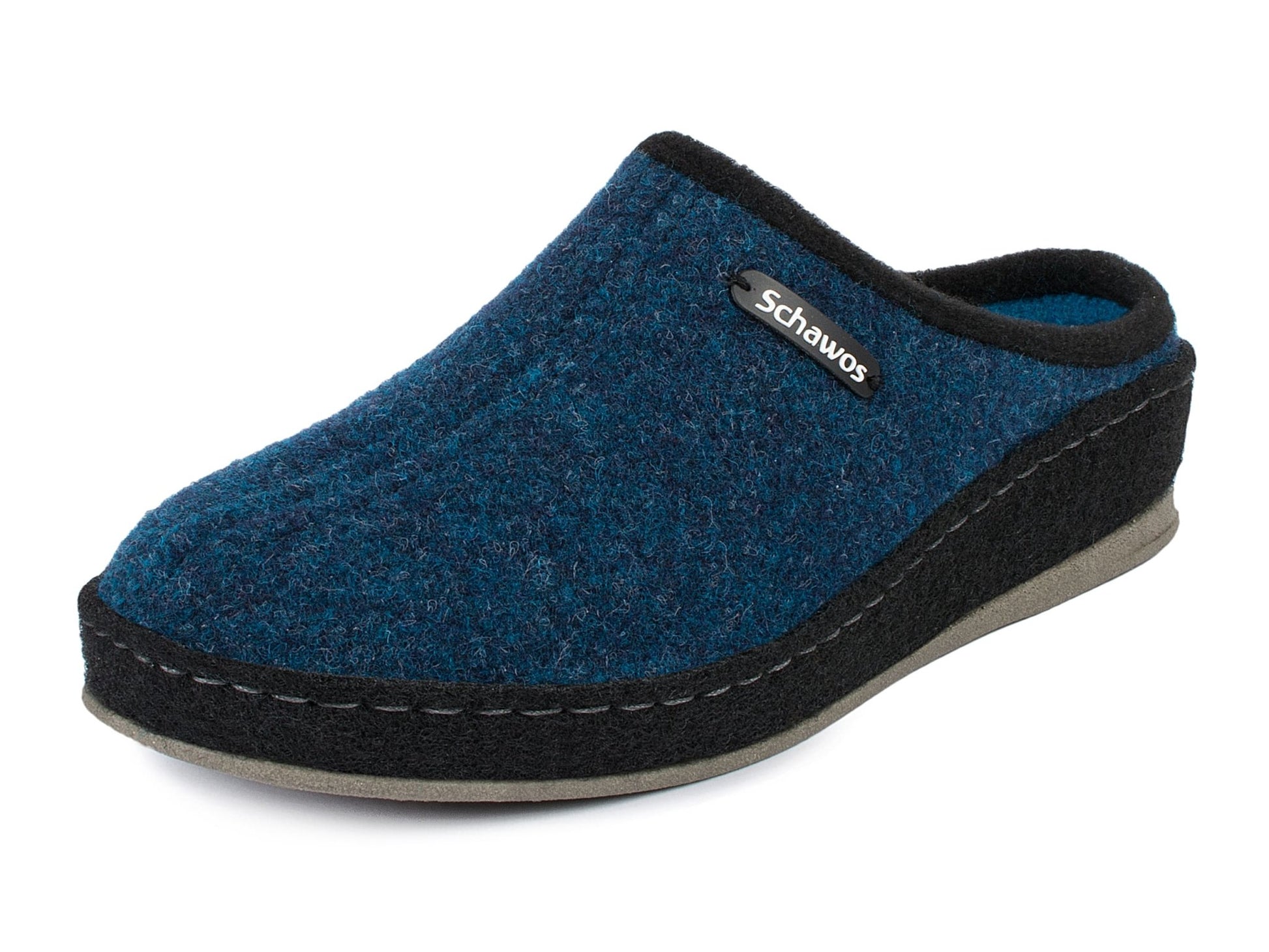Schawos Damen Filz Hausschuh 2 - farbig, ungefüttert - schawos - shop.de