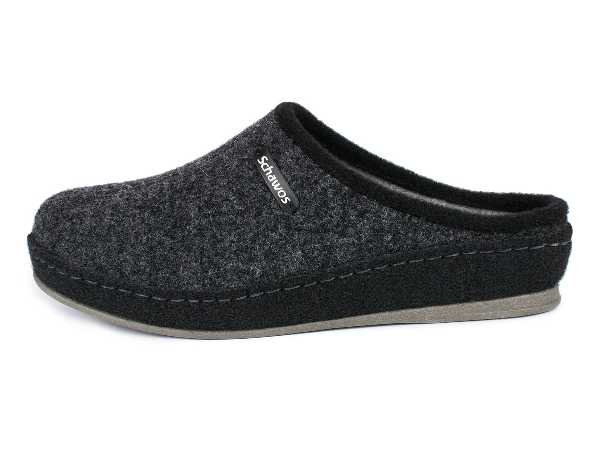 Schawos Damen Filz Hausschuh 2 - farbig, ungefüttert - schawos - shop.de