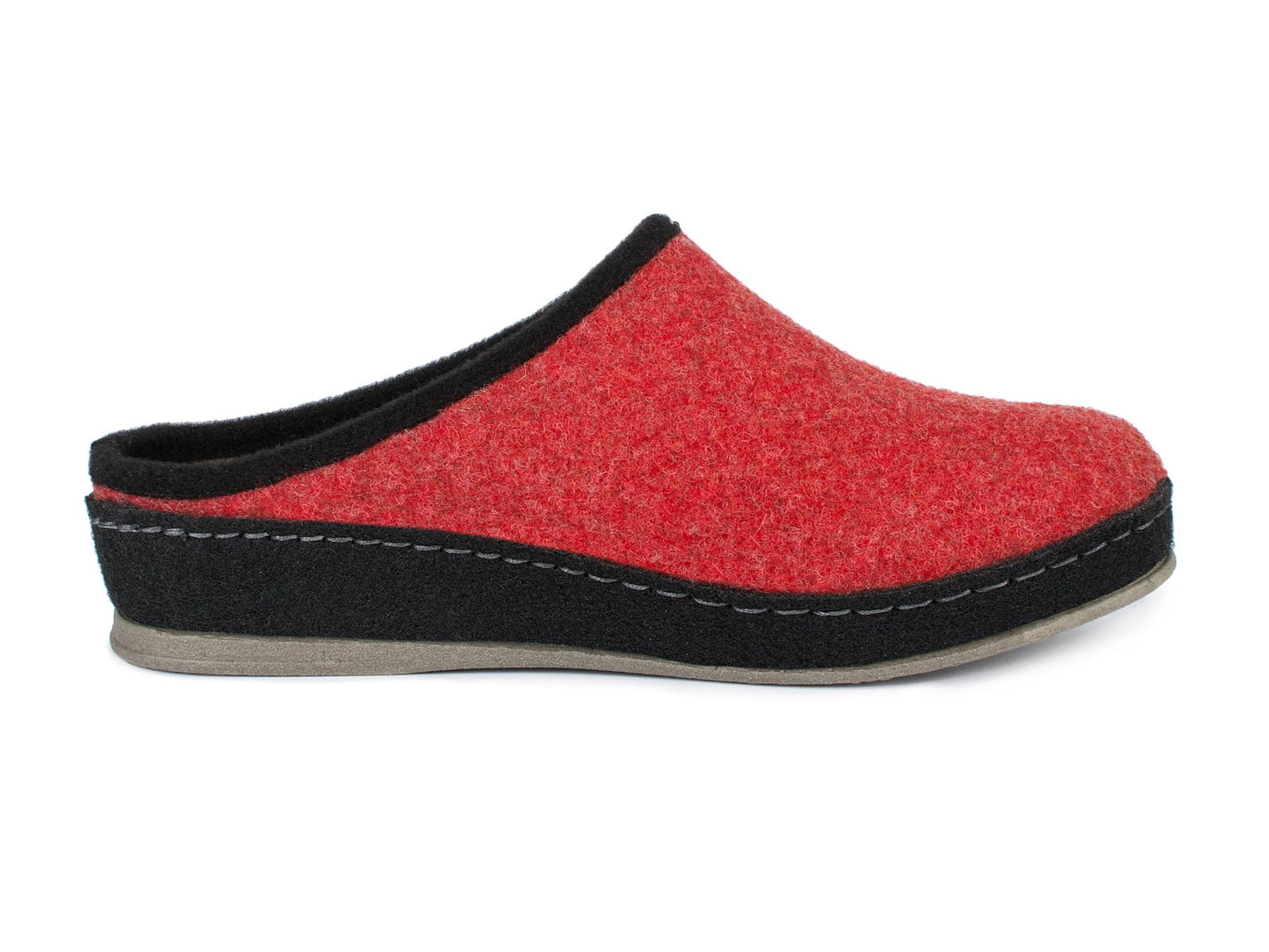 Schawos Damen Filz Hausschuh 2 - farbig, ungefüttert - schawos - shop.de