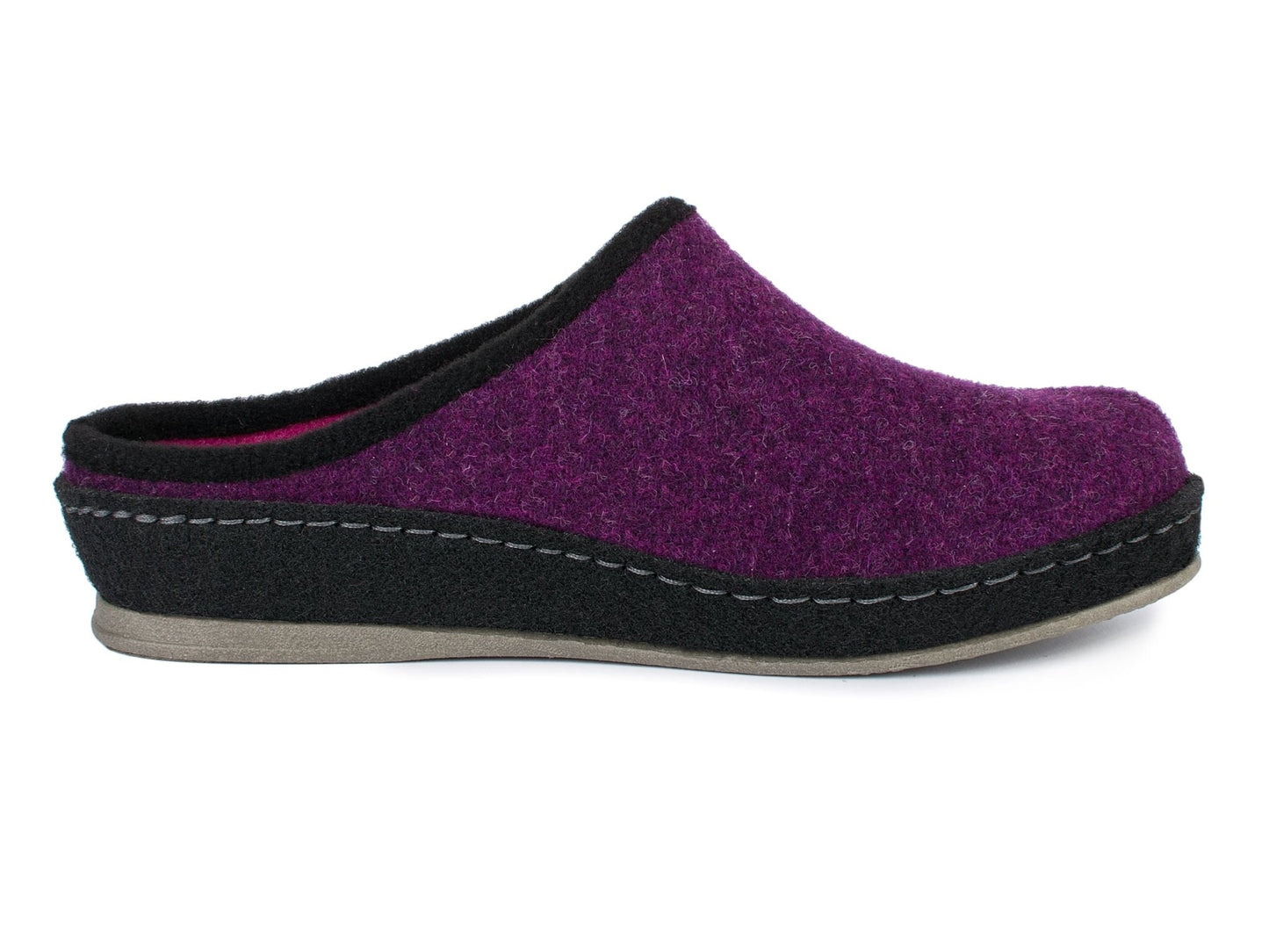 Schawos Damen Filz Hausschuh 2 - farbig, ungefüttert - schawos - shop.de