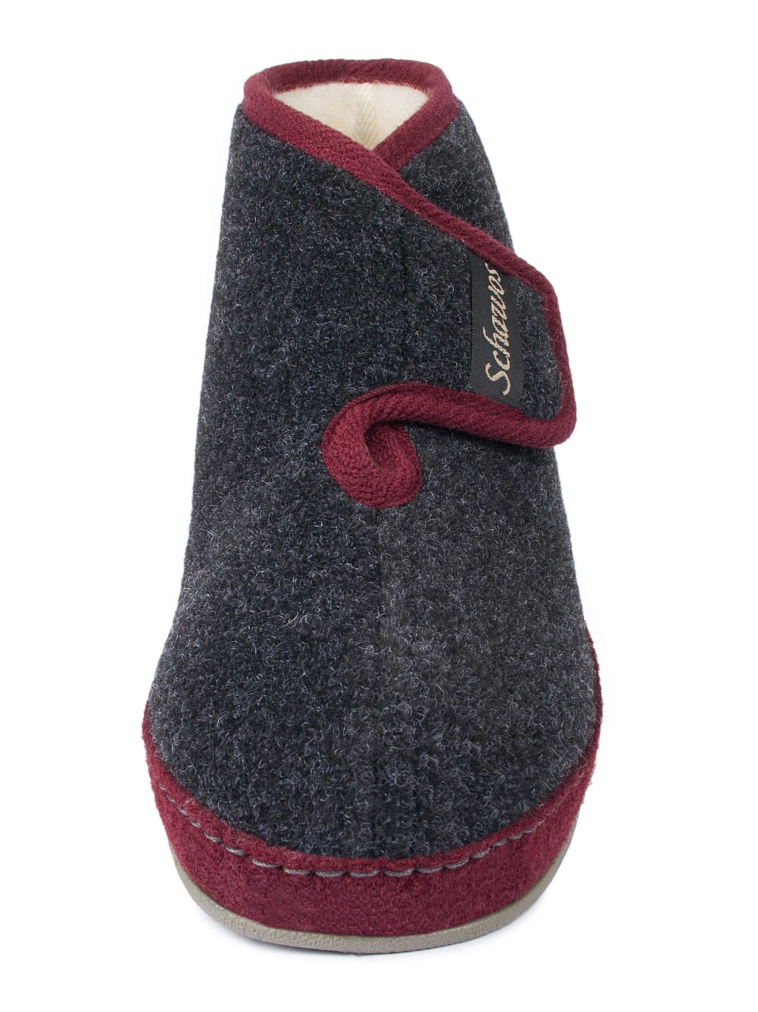 Schawos Damen Filz Hausschuh 2060, warm gefüttert - schawos - shop.de