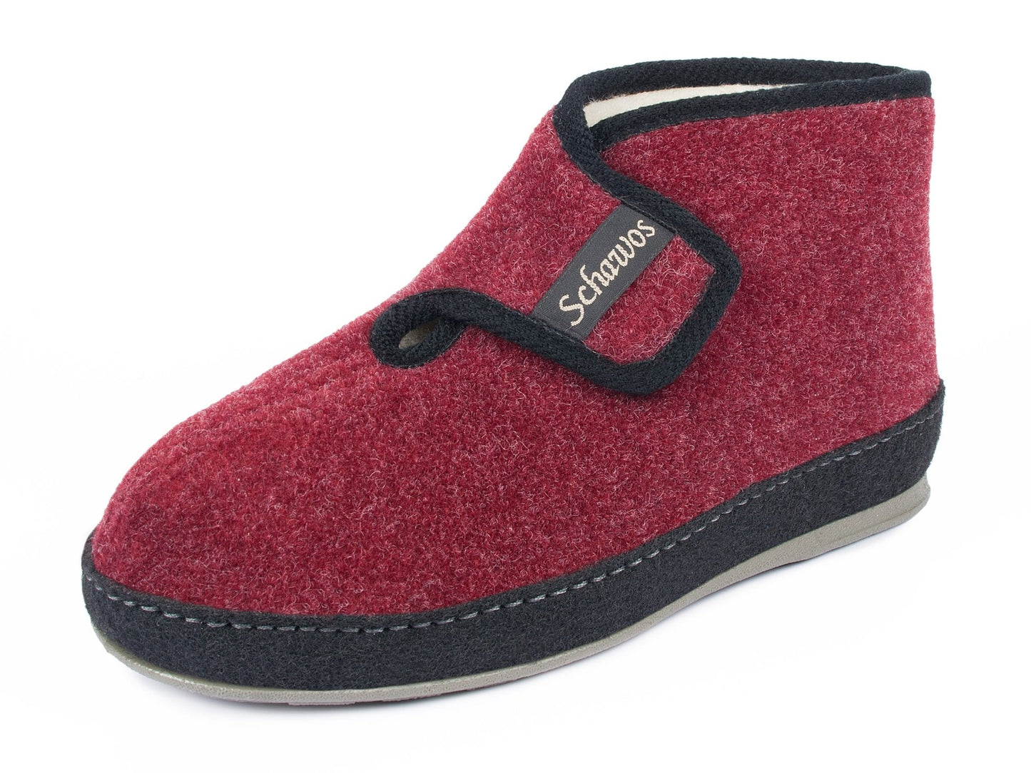 Schawos Damen Filz Hausschuh 2060, warm gefüttert - schawos - shop.de