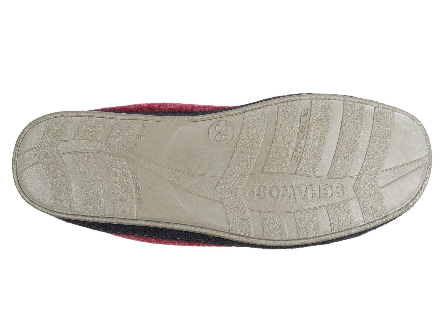 Schawos Damen Filz Hausschuh 2060, warm gefüttert - schawos - shop.de