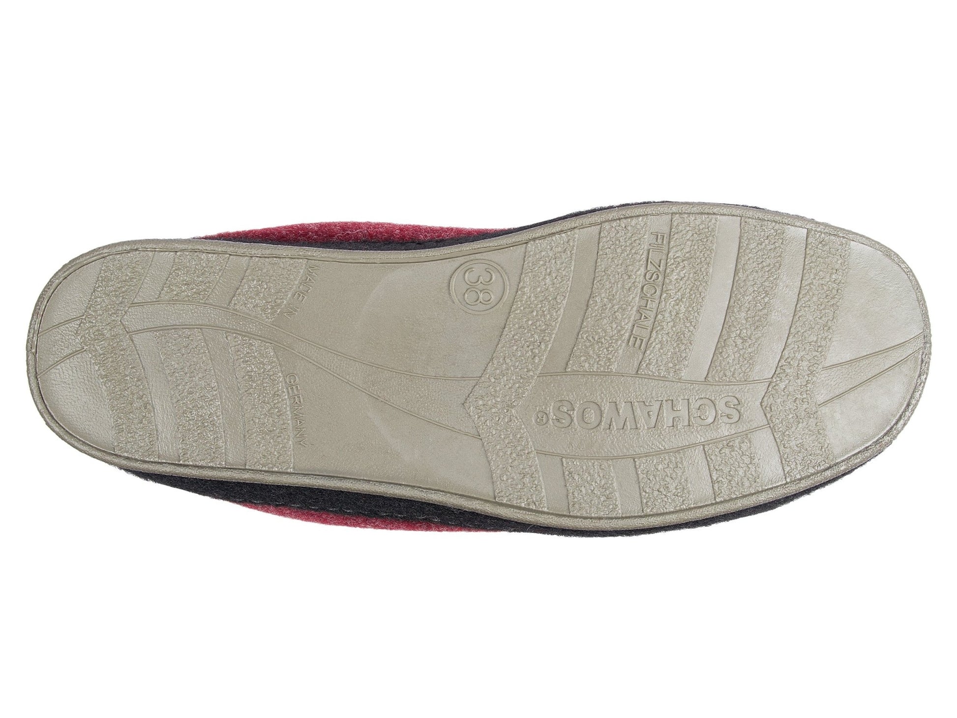 Schawos Damen Filz Hausschuh 2060, warm gefüttert - schawos - shop.de