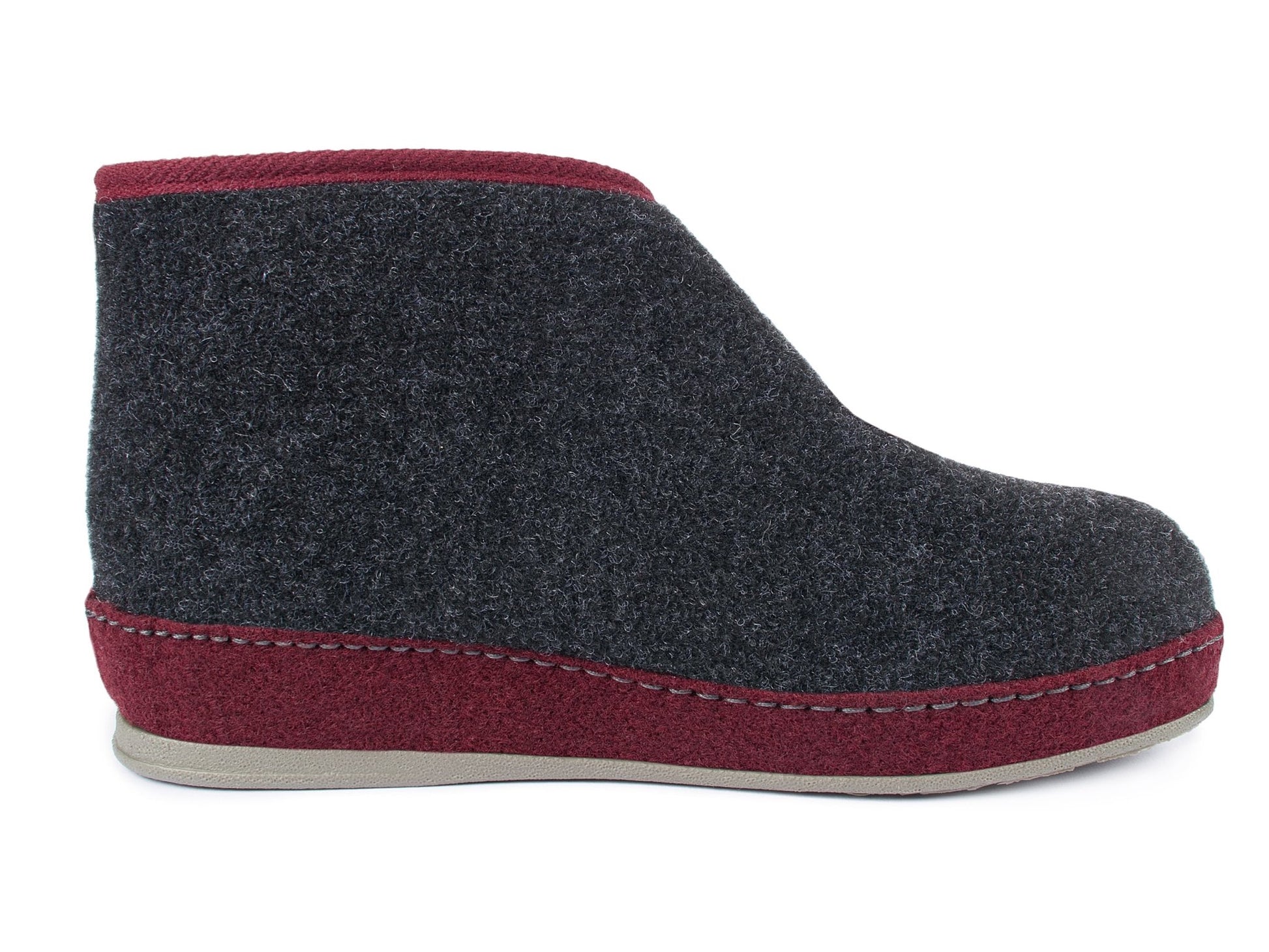 Schawos Damen Filz Hausschuh 2060, warm gefüttert - schawos - shop.de