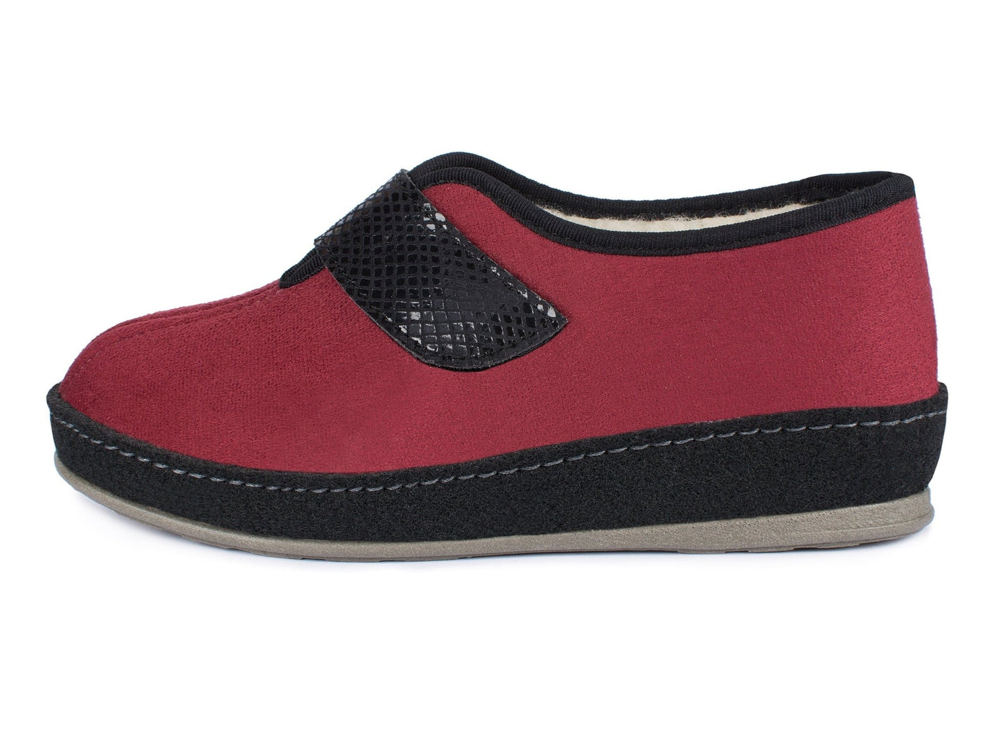 Schawos Damen Filz Hausschuh 2063, warm gefüttert - schawos - shop.de