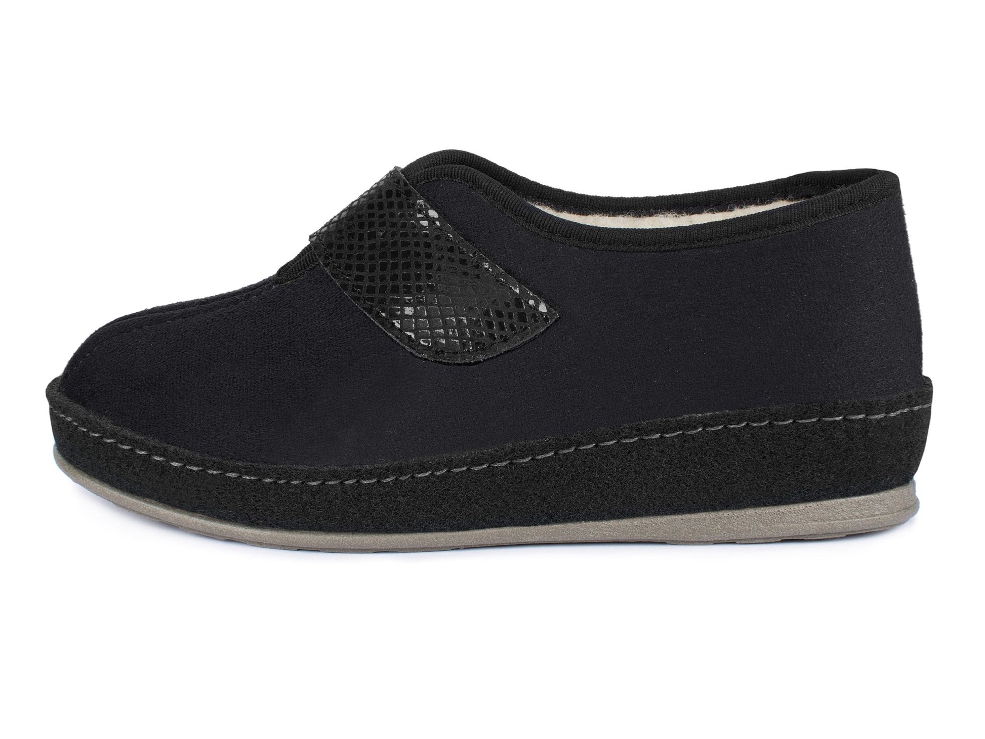 Schawos Damen Filz Hausschuh 2063, warm gefüttert - schawos - shop.de