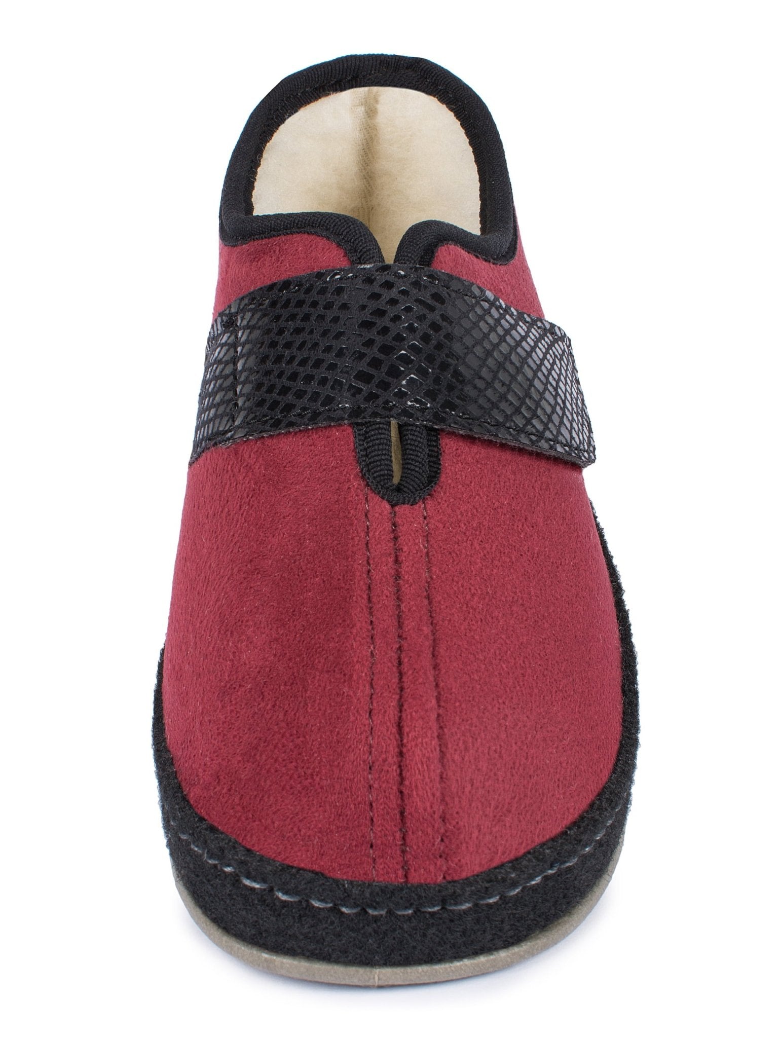 Schawos Damen Filz Hausschuh 2063, warm gefüttert - schawos - shop.de