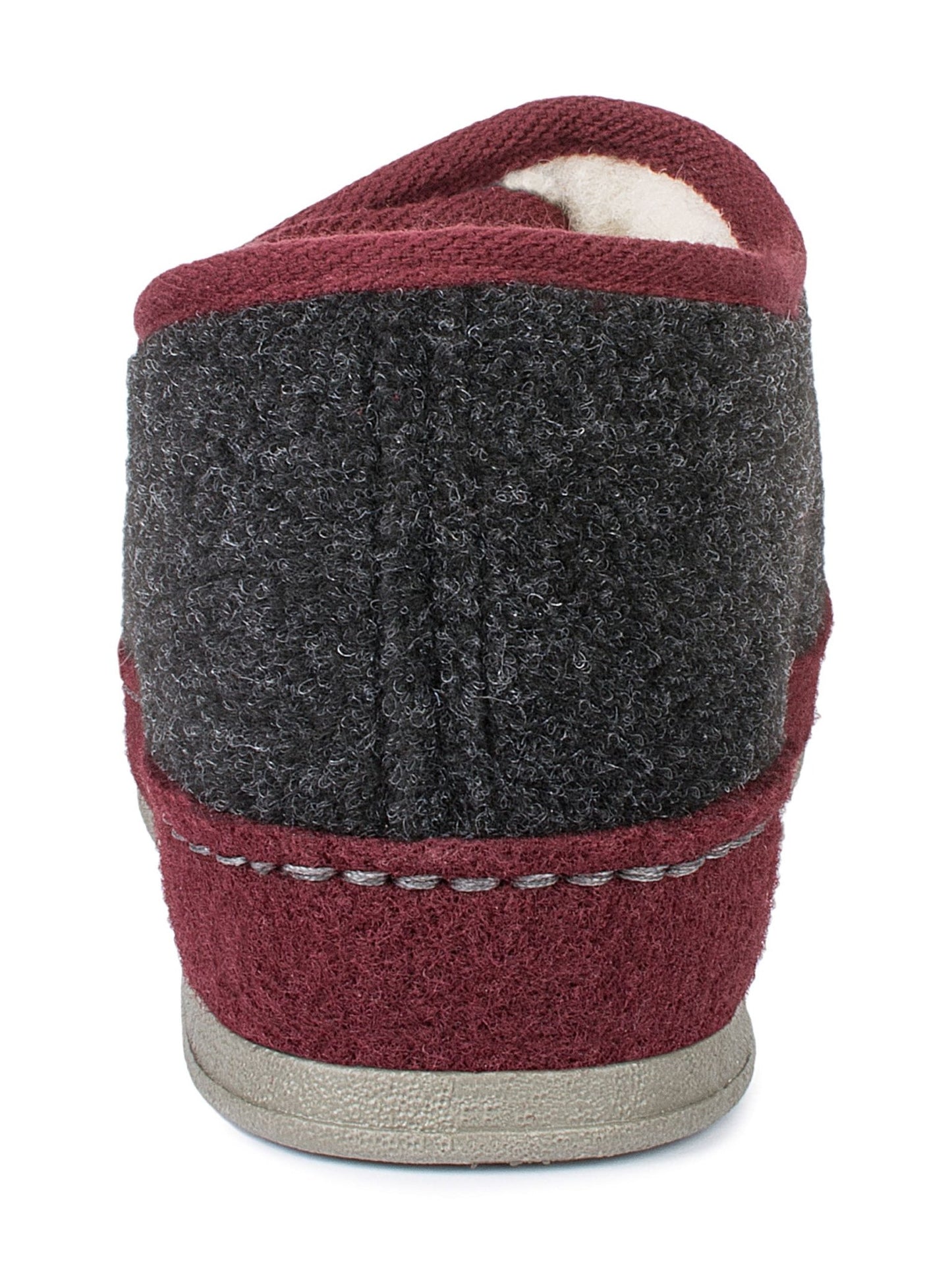 Schawos Damen Filz Hausschuh Johanna, warm gefüttert - schawos - shop.de