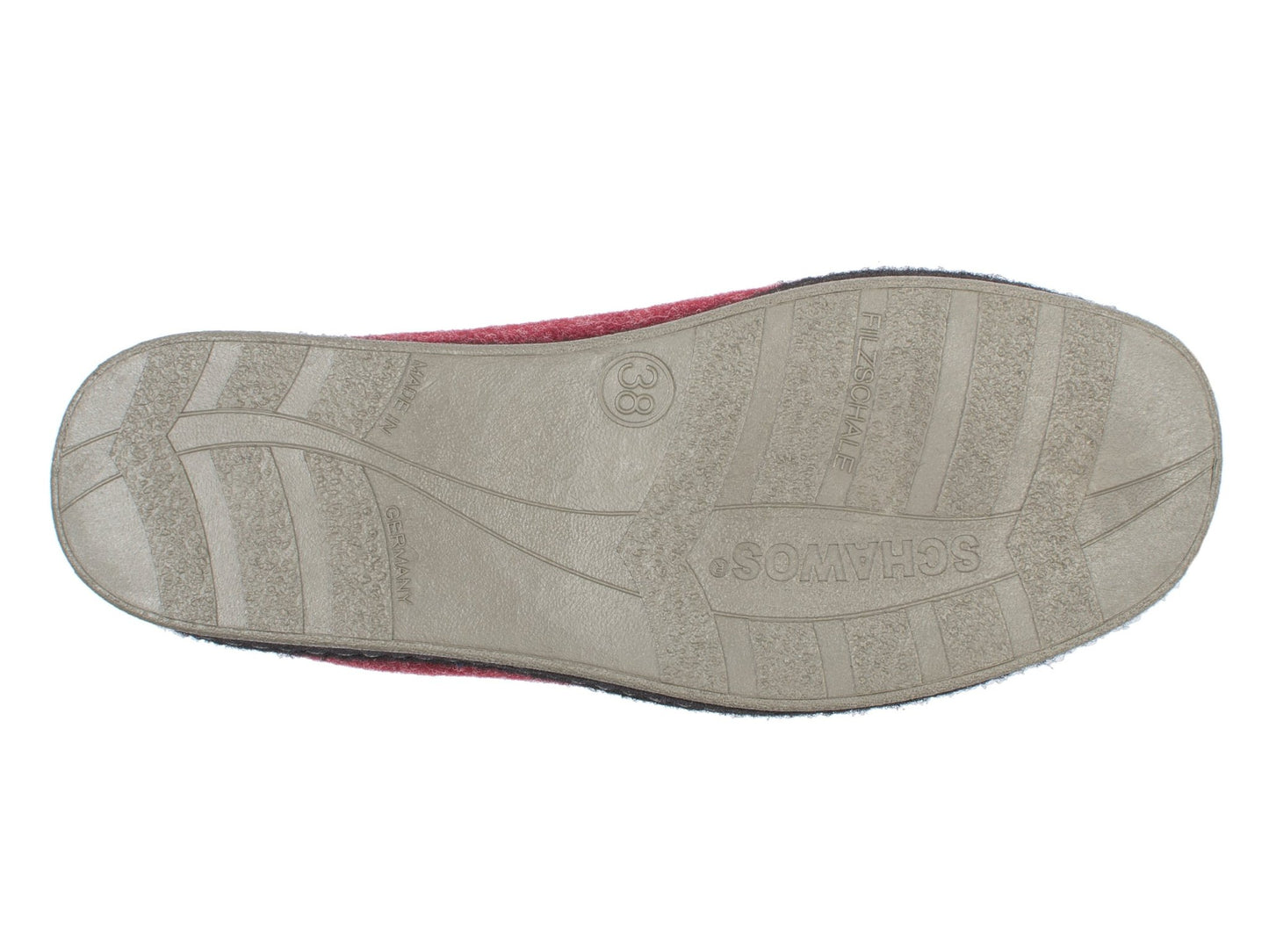 Schawos Damen Filz Hausschuh Johanna, warm gefüttert - schawos - shop.de