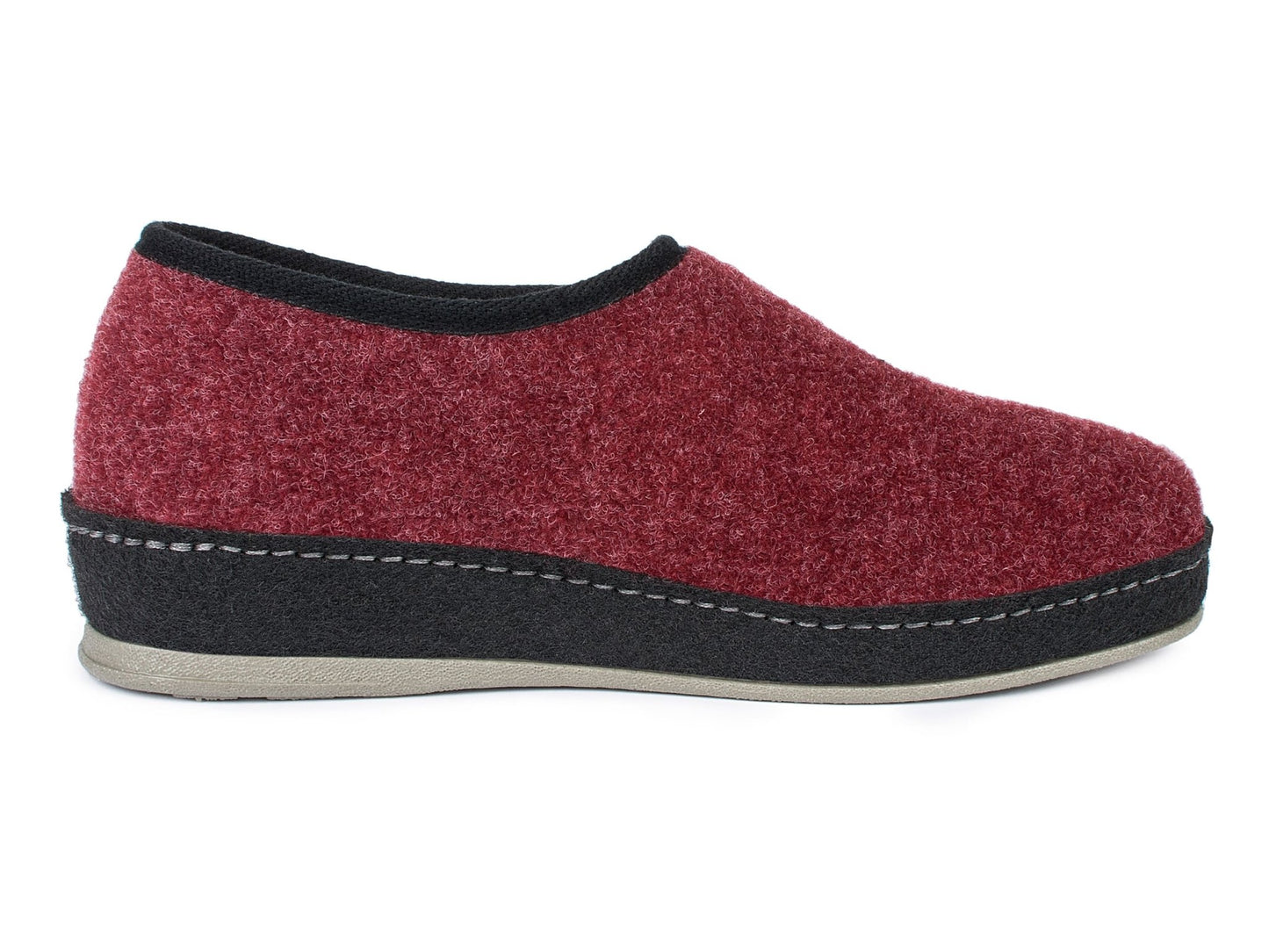 Schawos Damen Filz Hausschuh Johanna, warm gefüttert - schawos - shop.de