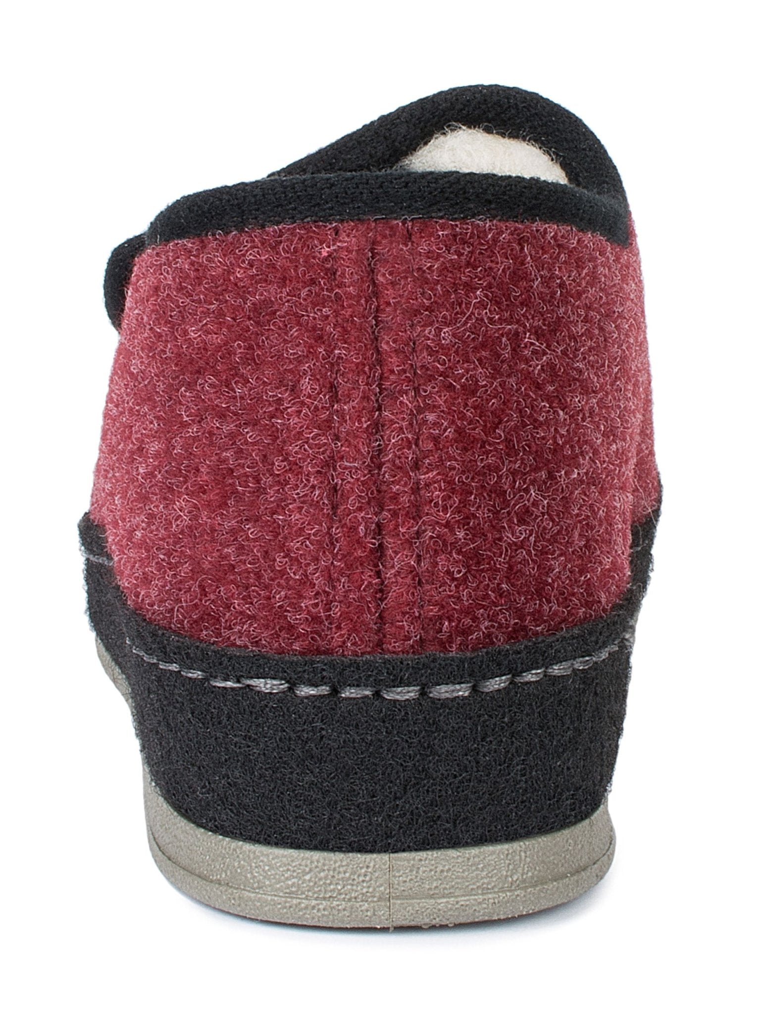 Schawos Damen Filz Hausschuh Johanna, warm gefüttert - schawos - shop.de