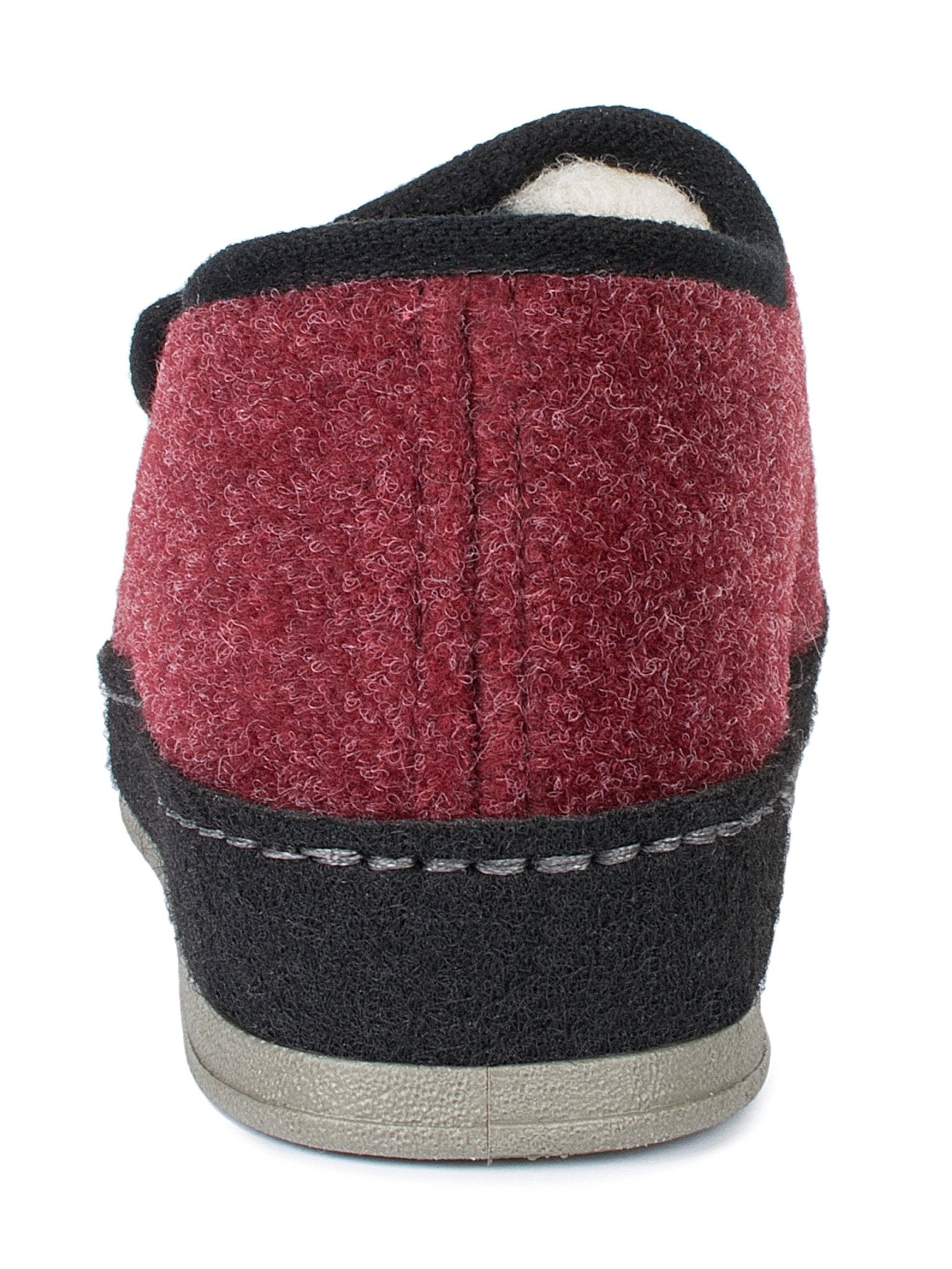 Schawos Damen Filz Hausschuh Johanna, warm gefüttert - schawos - shop.de