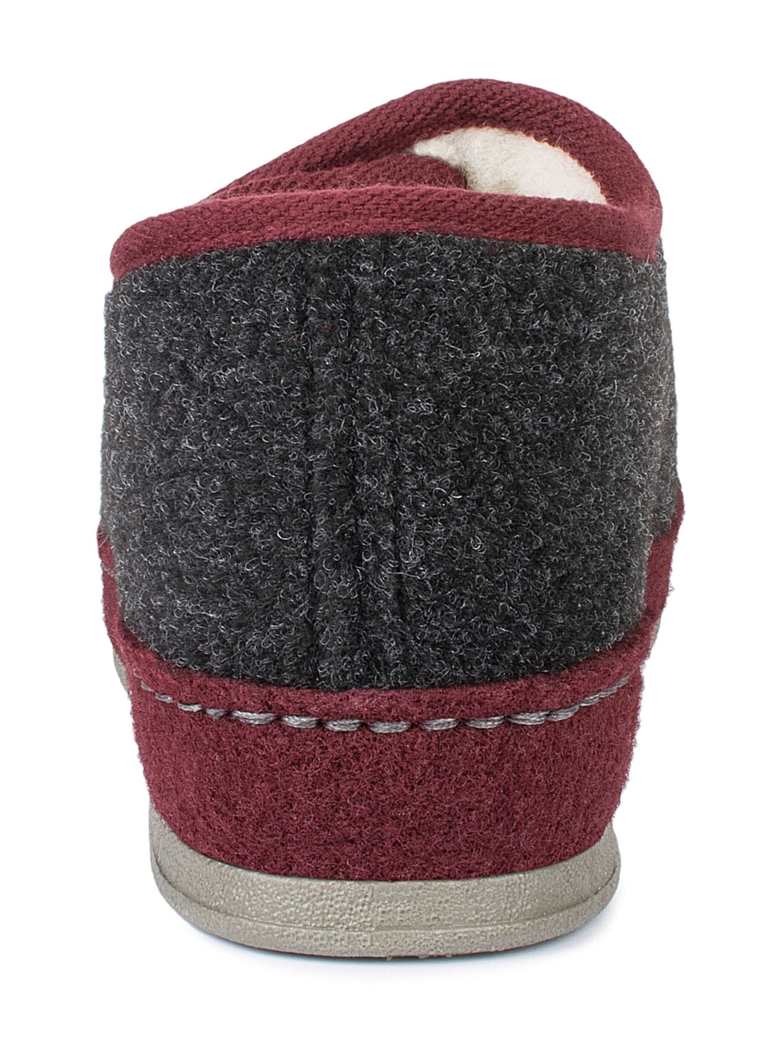 Schawos Damen Filz Hausschuh Johanna, warm gefüttert - schawos - shop.de