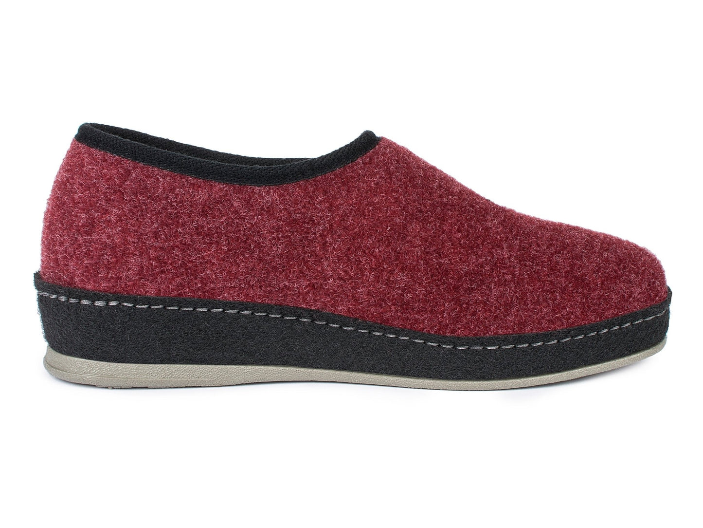 Schawos Damen Filz Hausschuh Johanna, warm gefüttert - schawos - shop.de