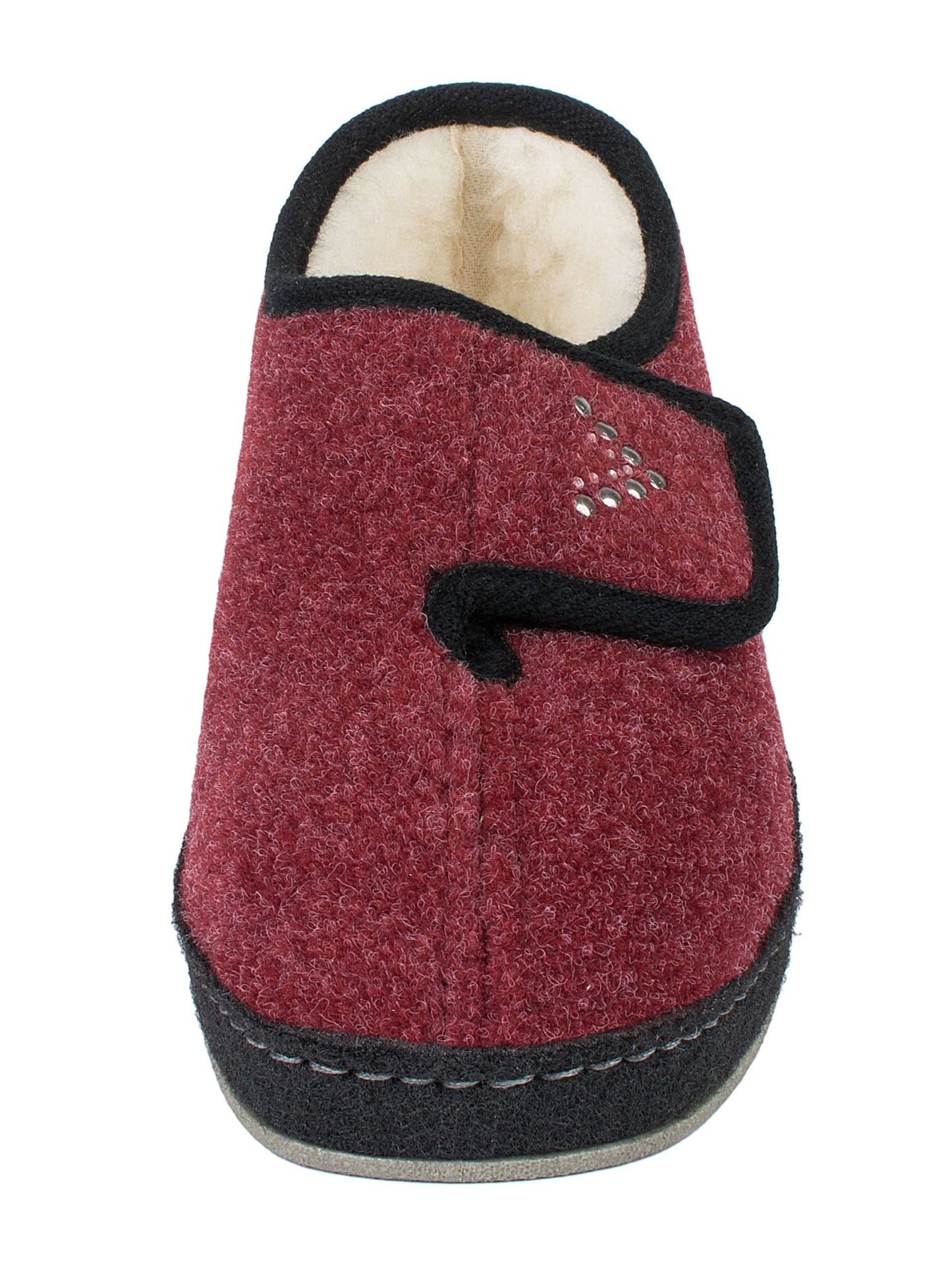 Schawos Damen Filz Hausschuh Johanna, warm gefüttert - schawos - shop.de