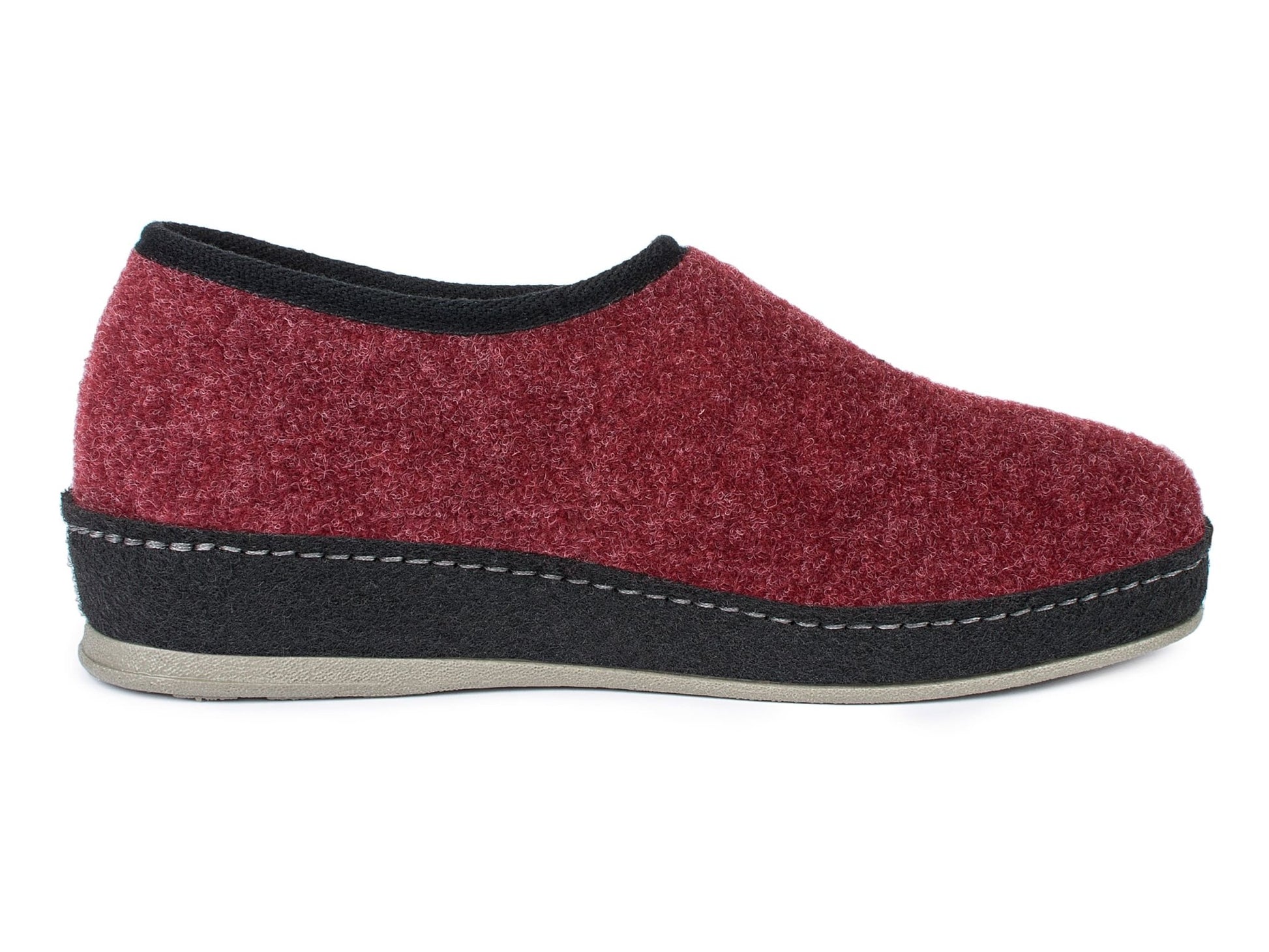 Schawos Damen Filz Hausschuh Johanna, warm gefüttert - schawos - shop.de