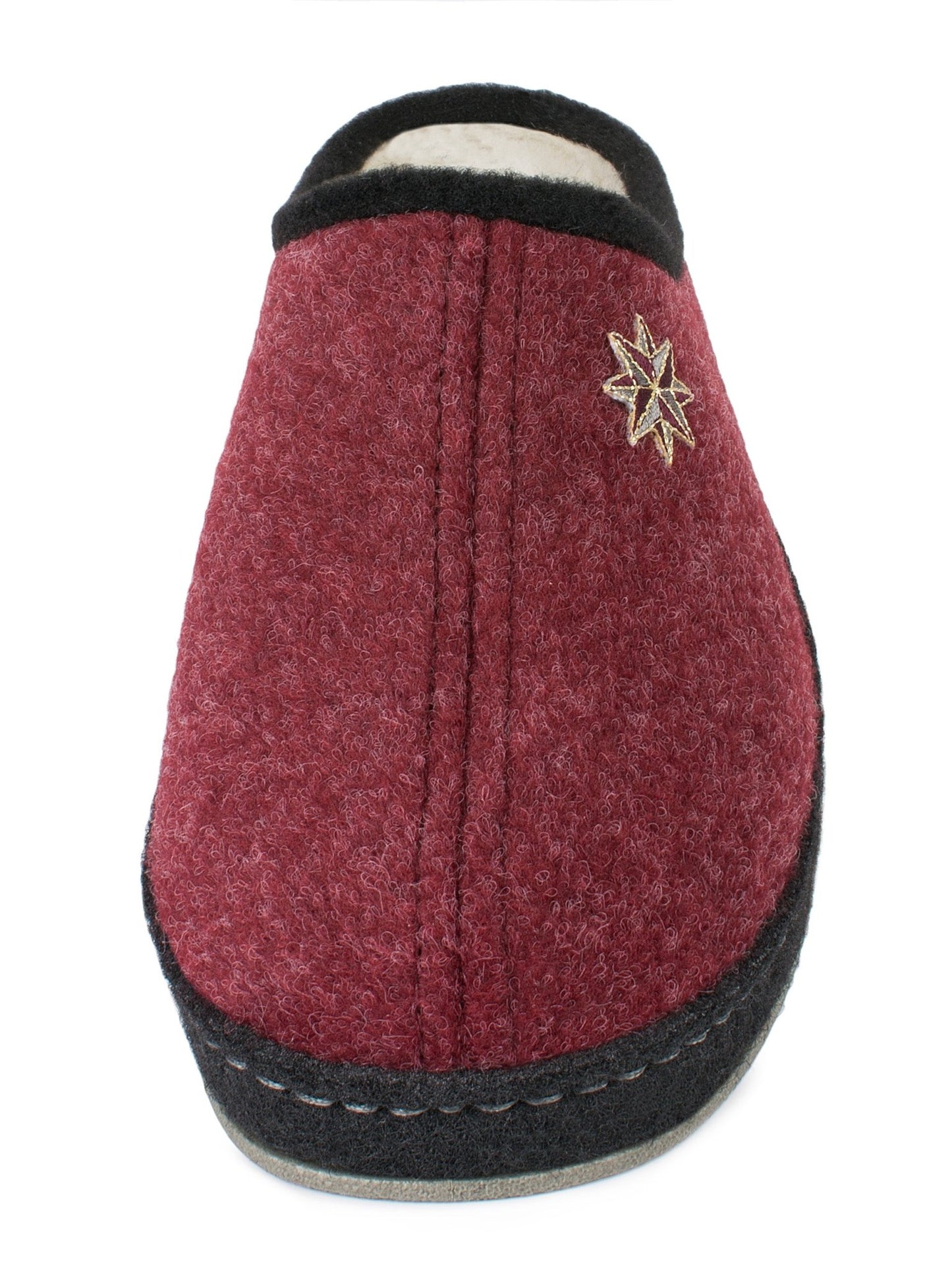 Schawos Damen Filz Hausschuh Lisa, warm gefüttert - schawos - shop.de