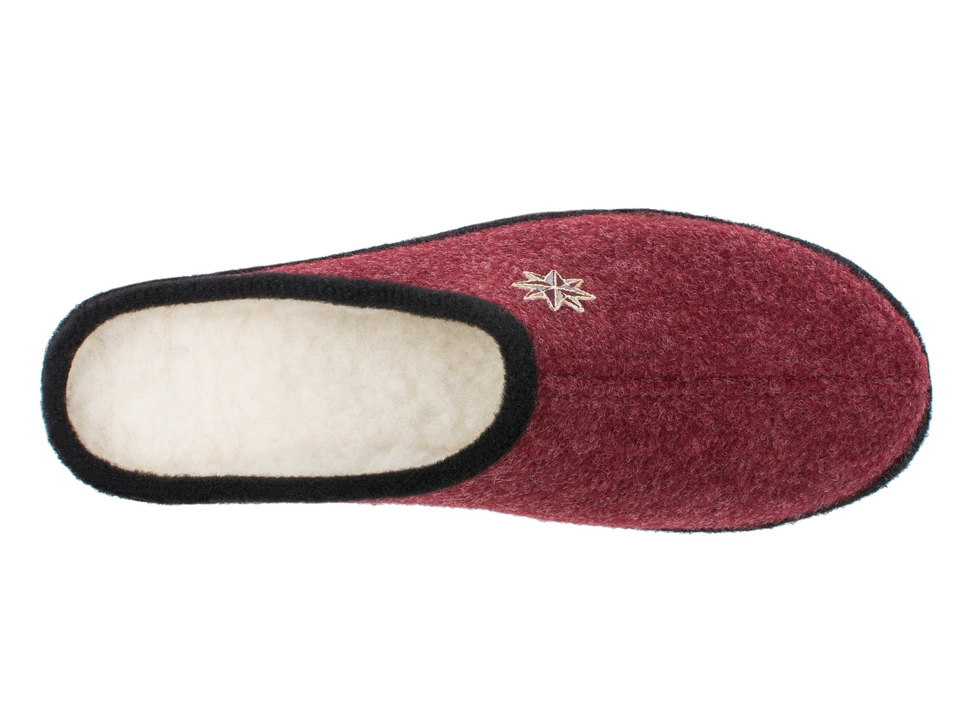 Schawos Damen Filz Hausschuh Lisa, warm gefüttert - schawos - shop.de