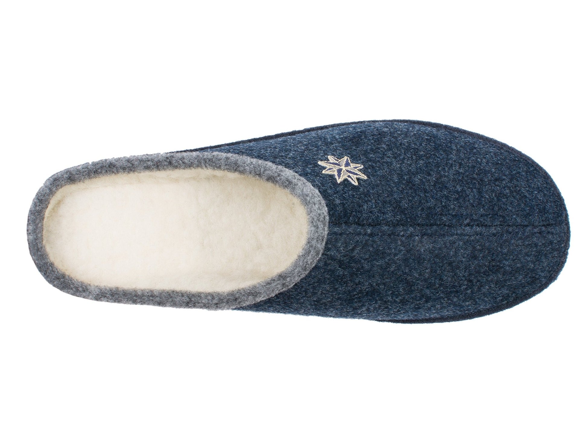 Schawos Damen Filz Hausschuh Lisa, warm gefüttert - schawos - shop.de