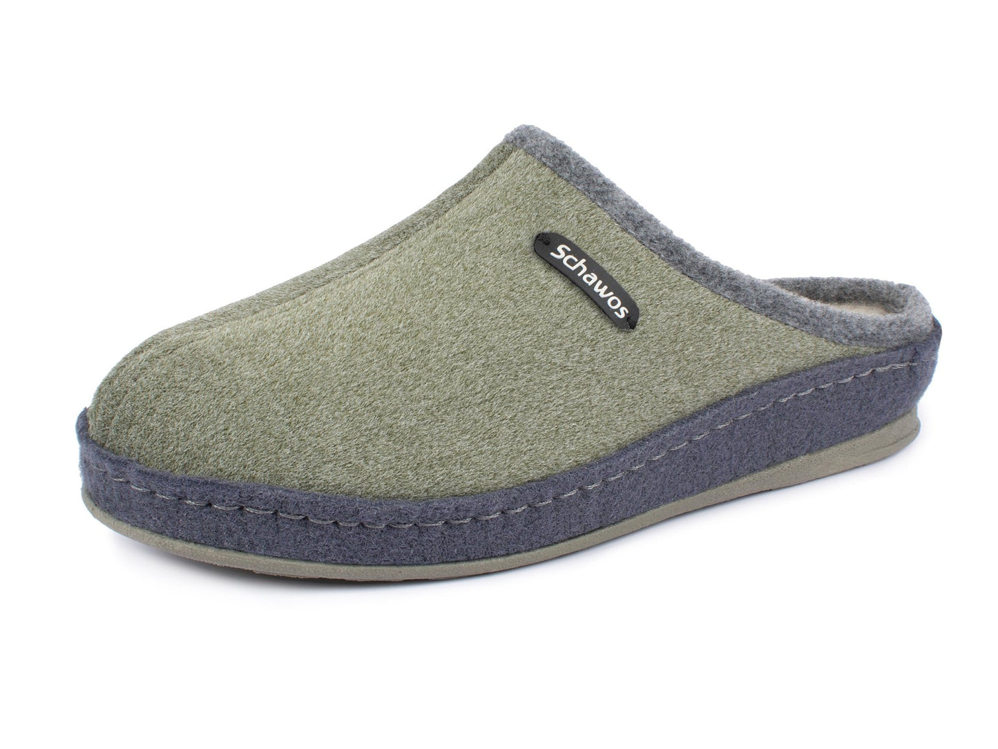 Schawos Damen Filz Hausschuh Lisa, warm gefüttert - schawos - shop.de