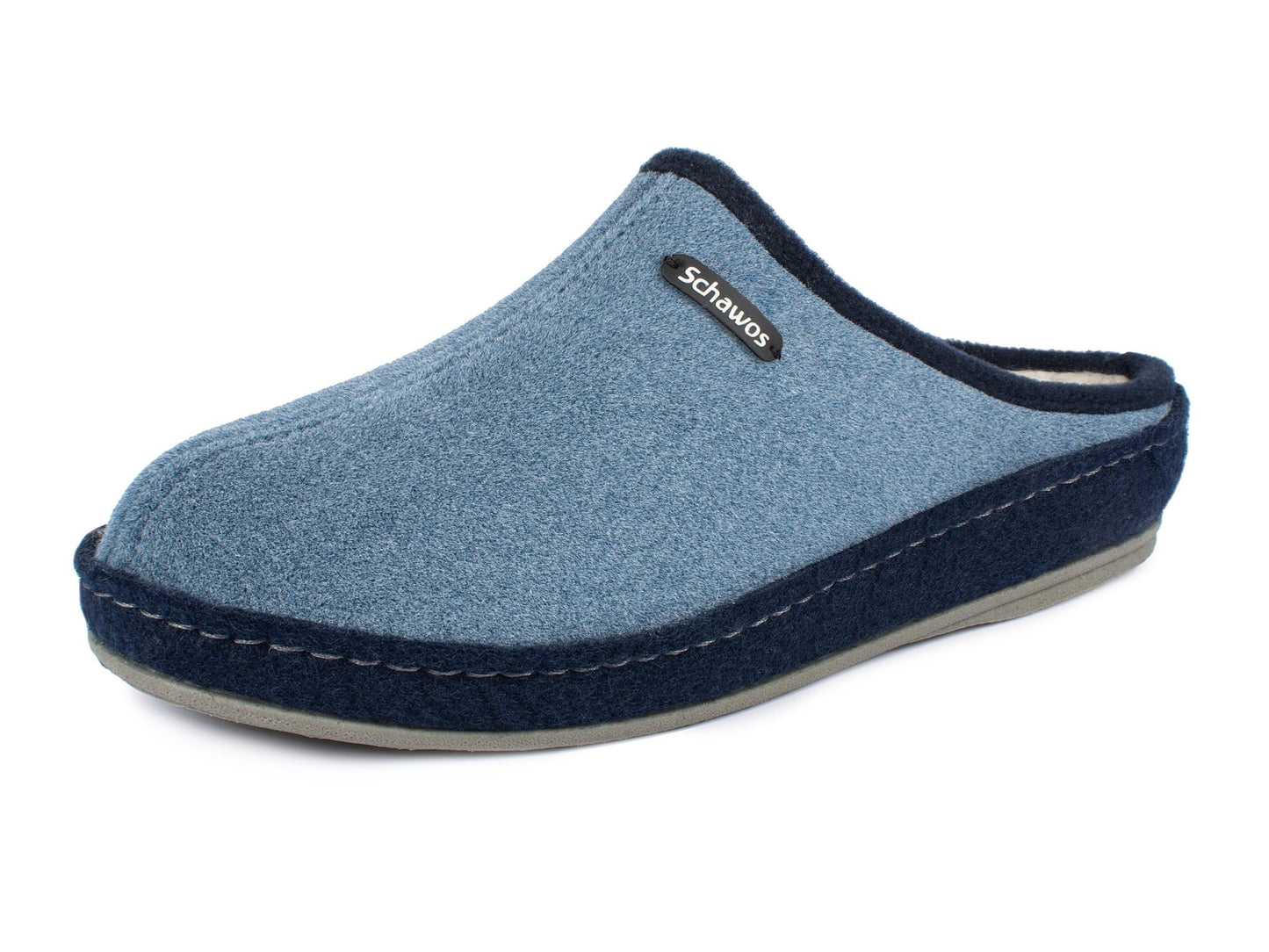 Schawos Damen Filz Hausschuh Lisa, warm gefüttert - schawos - shop.de