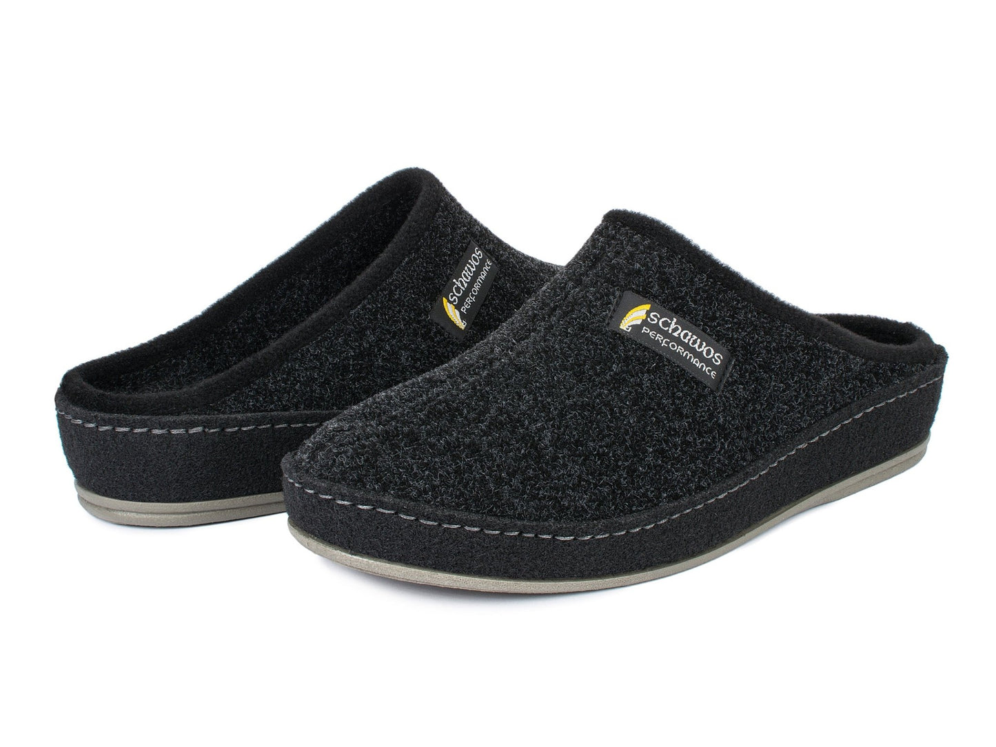 Schawos Herren Filz Hausschuh 6030, ungefüttert - schawos - shop.de