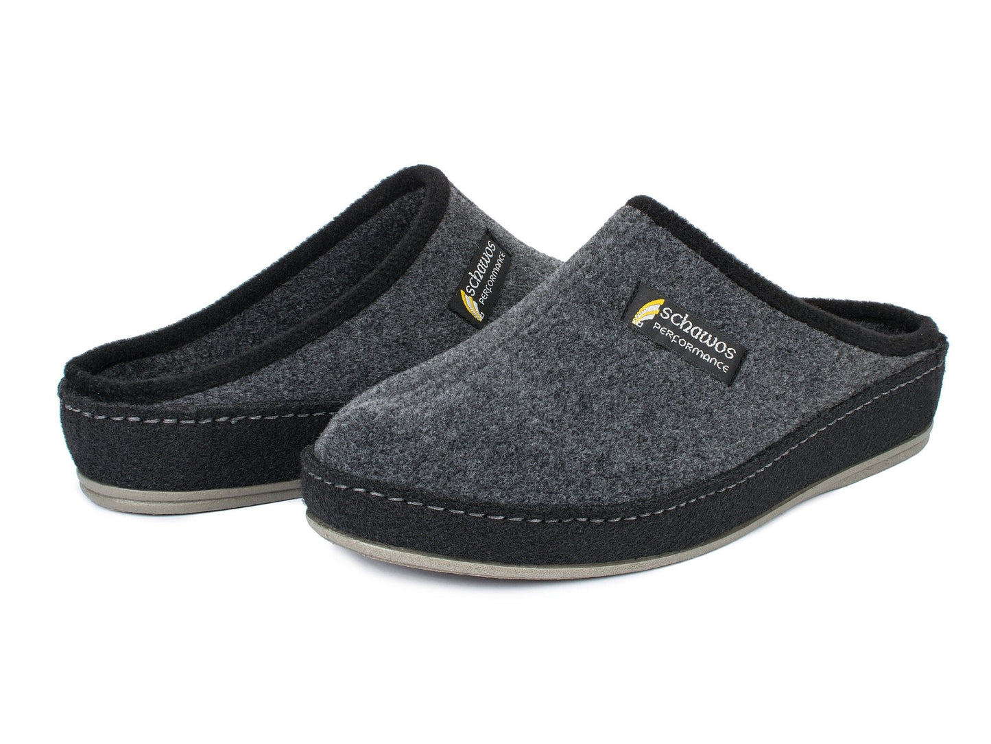 Schawos Herren Filz Hausschuh 6030, ungefüttert - schawos - shop.de