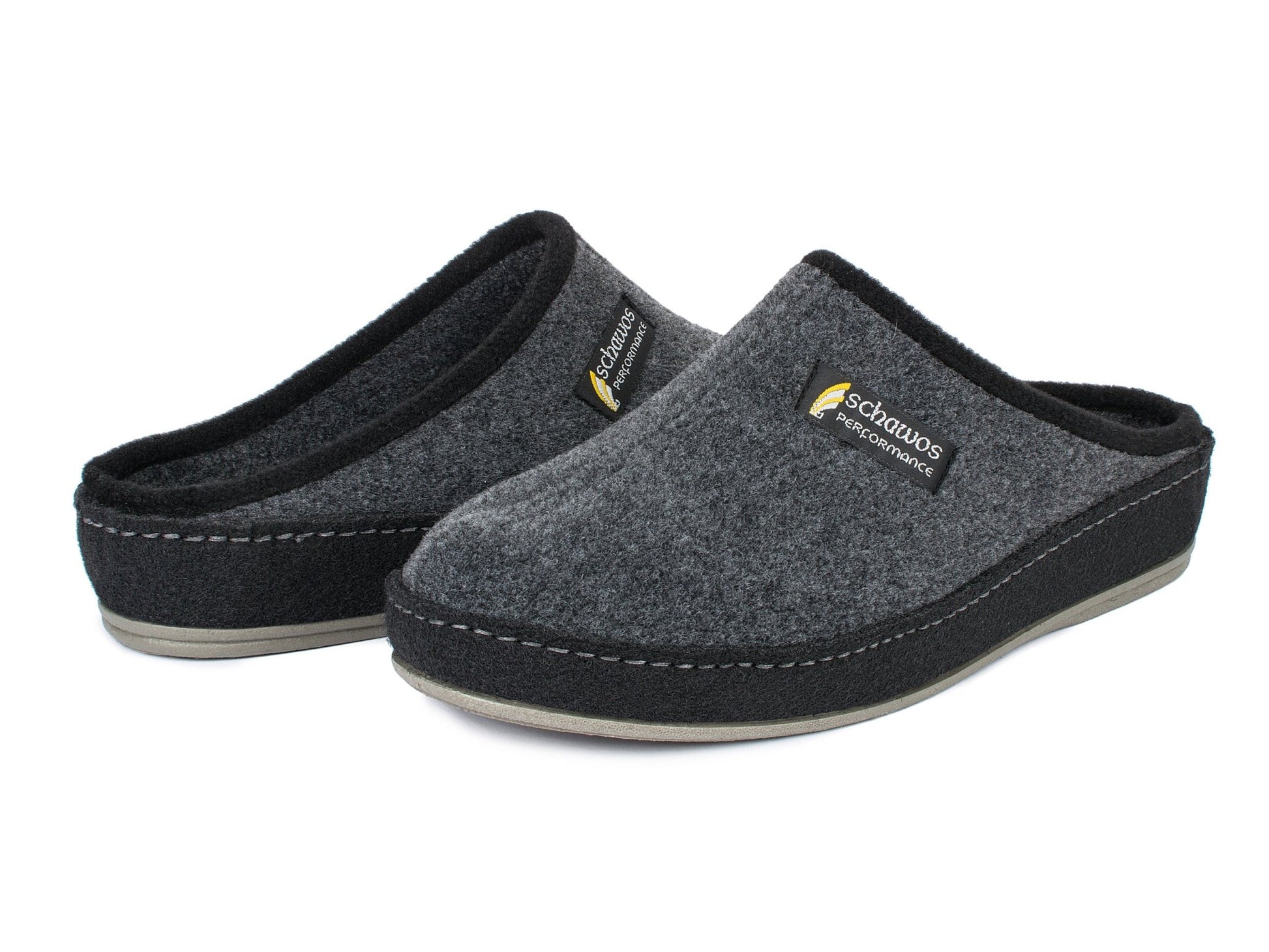 Schawos Herren Filz Hausschuh 6030, ungefüttert - schawos - shop.de