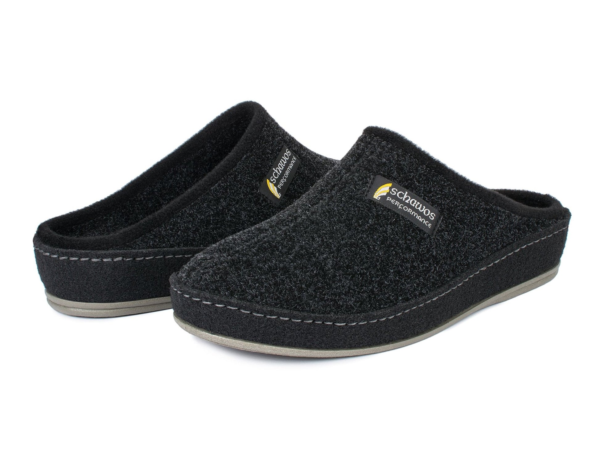 Schawos Herren Filz Hausschuh 6030, ungefüttert - schawos - shop.de