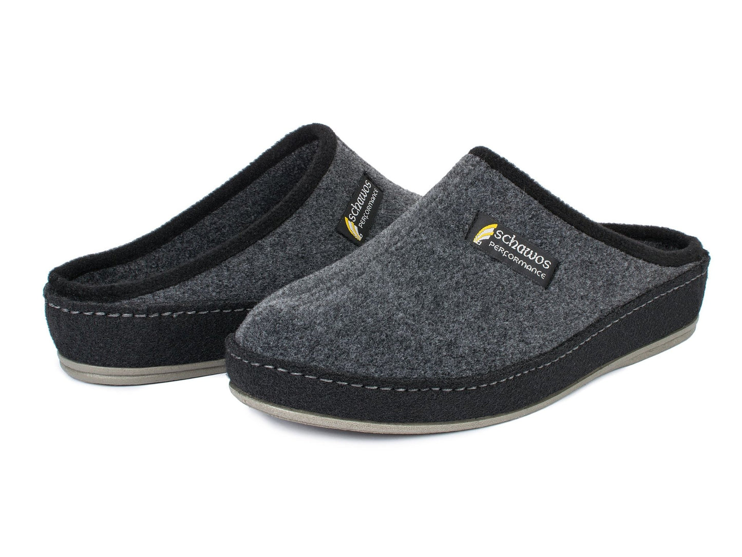 Schawos Herren Filz Hausschuh 6030, ungefüttert - schawos - shop.de