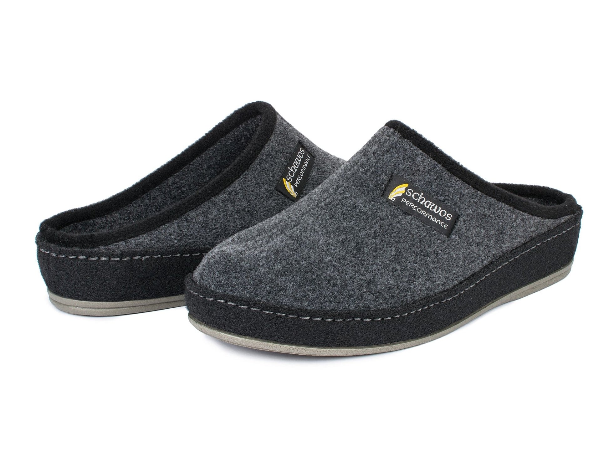 Schawos Herren Filz Hausschuh 6030, ungefüttert - schawos - shop.de