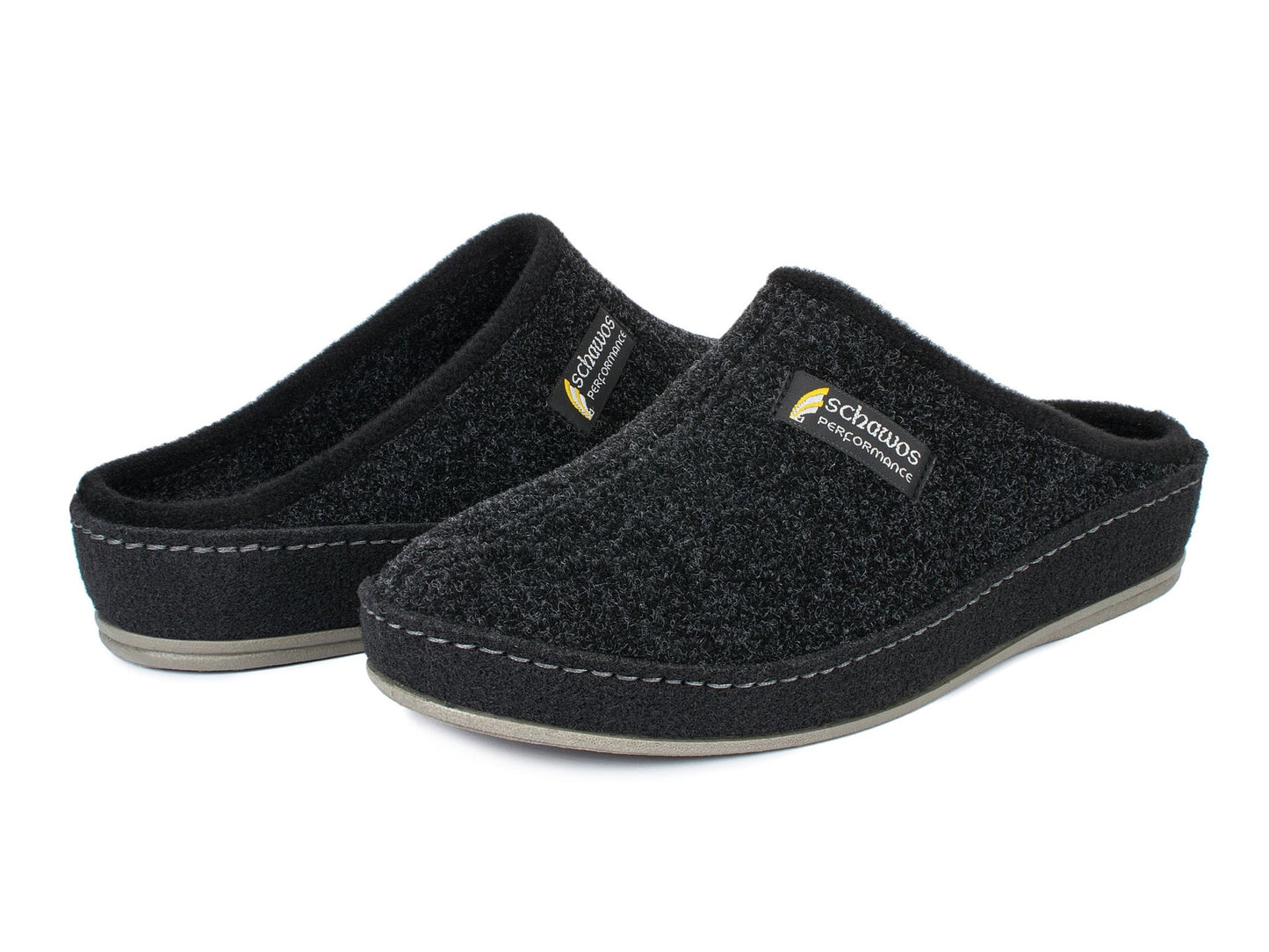 Schawos Herren Filz Hausschuh 6030, ungefüttert - schawos - shop.de