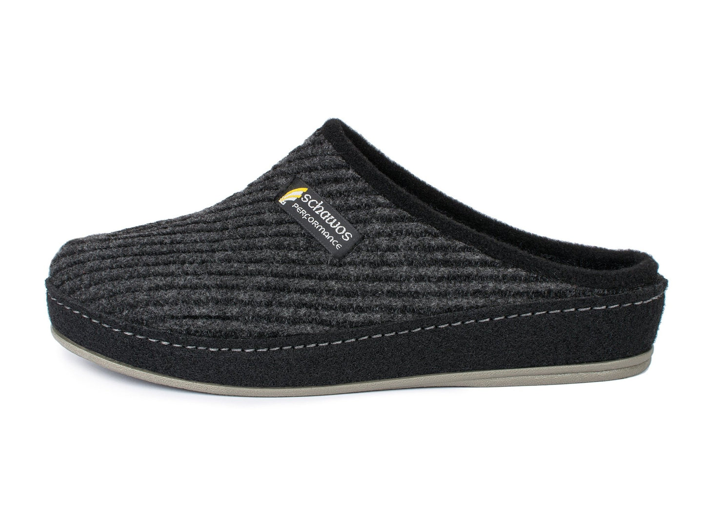 Schawos Herren Filz Hausschuh 6030, ungefüttert - schawos - shop.de