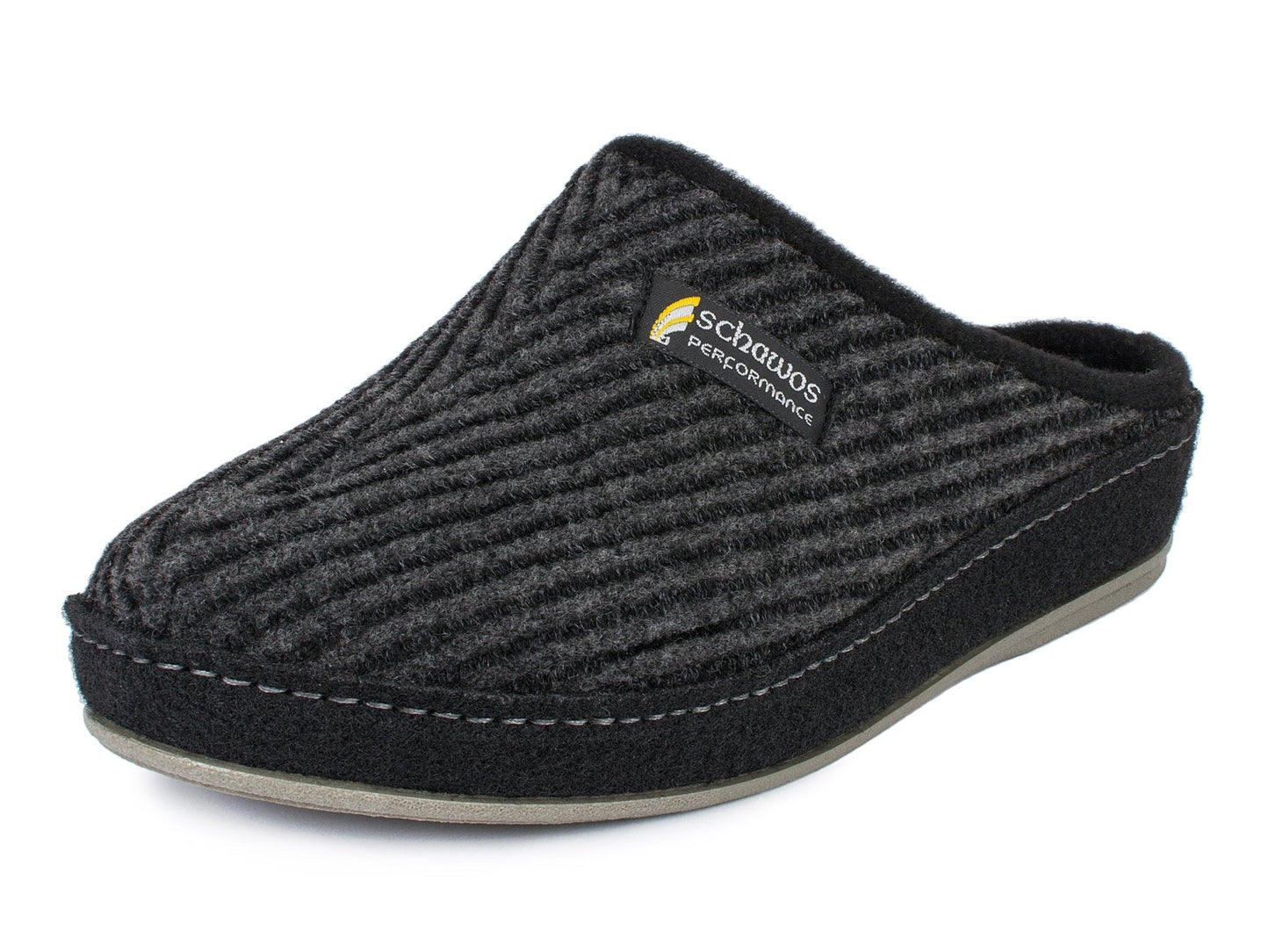 Schawos Herren Filz Hausschuh 6030, ungefüttert - schawos - shop.de