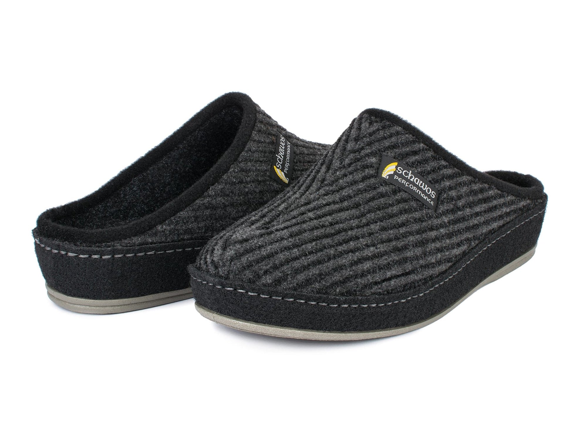Schawos Herren Filz Hausschuh 6030, ungefüttert - schawos - shop.de
