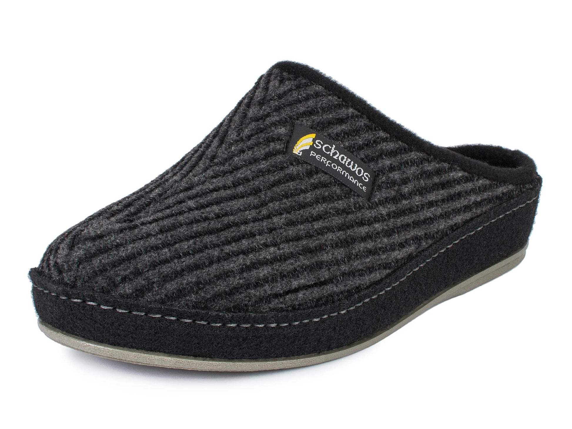 Schawos Herren Filz Hausschuh 6030, ungefüttert - schawos - shop.de